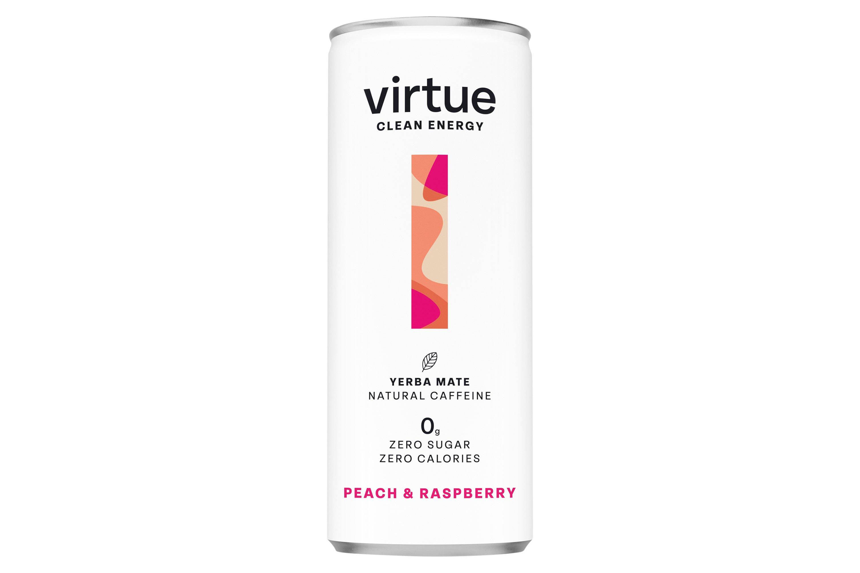 Virtue Clean Energy Peach & Raspberry 250ml