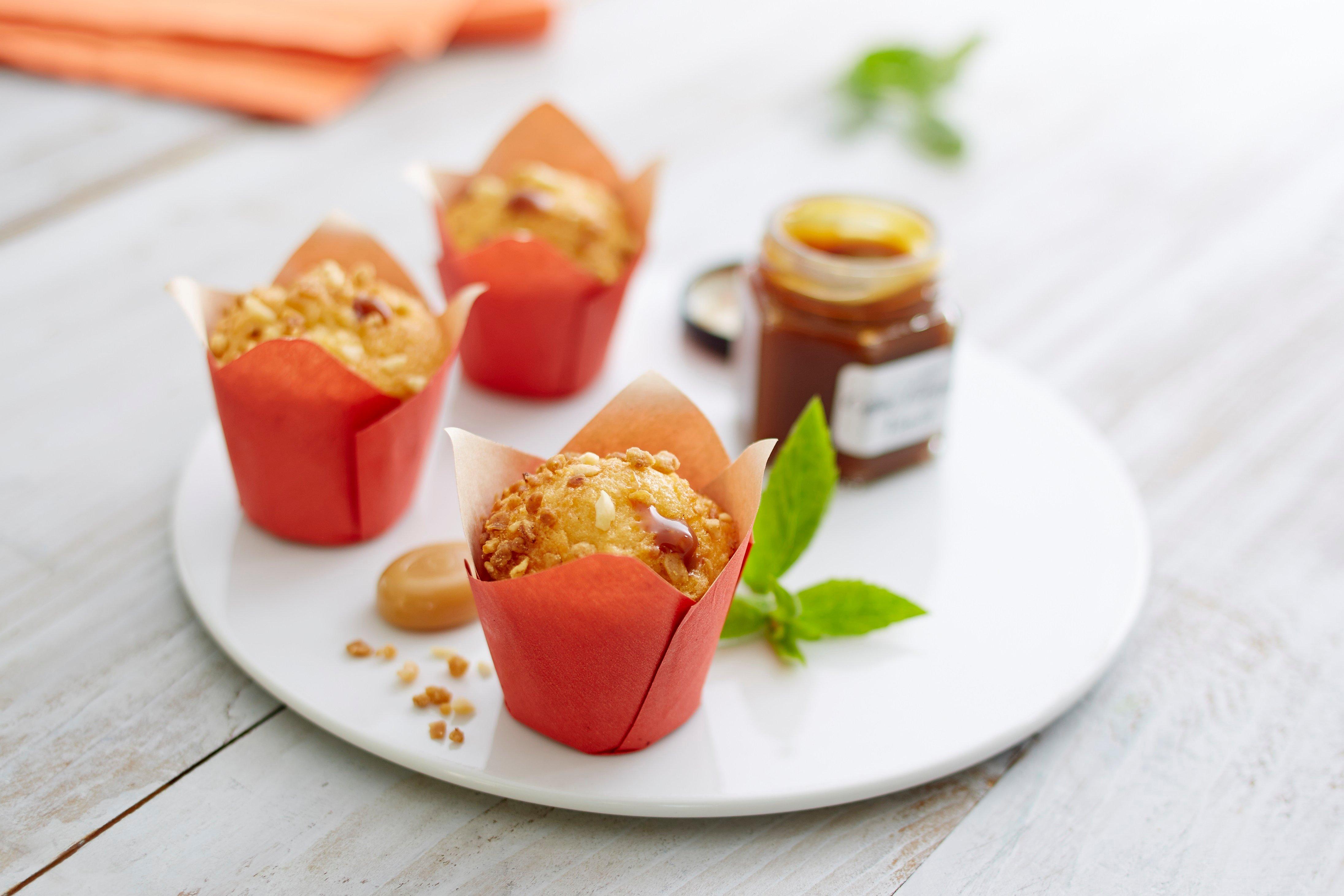 Mademoiselle Desserts Caramel Filled Mini Tulip Muffins