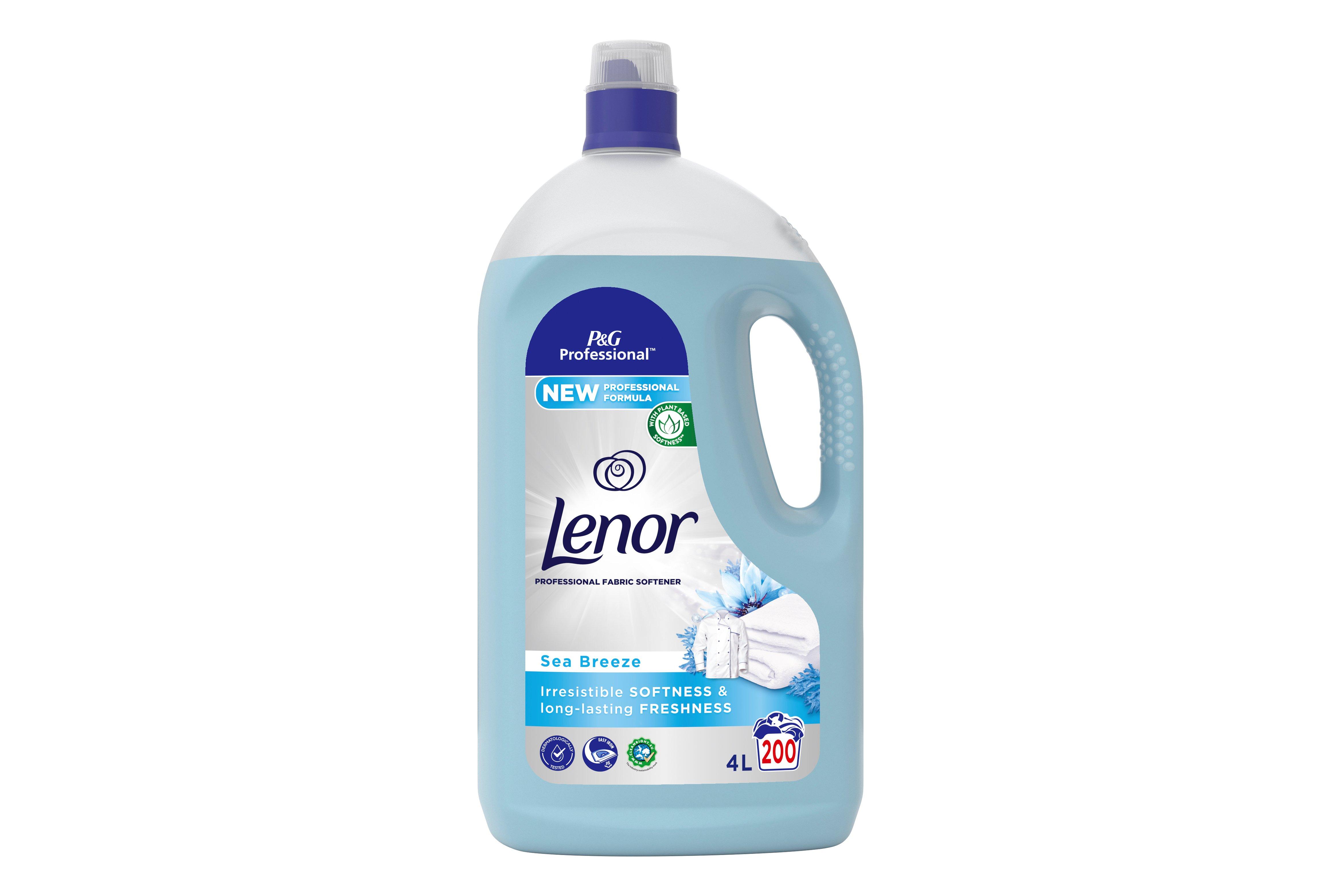 Lenor Professional Sea Breeze Fabric Softener Liquid 4L