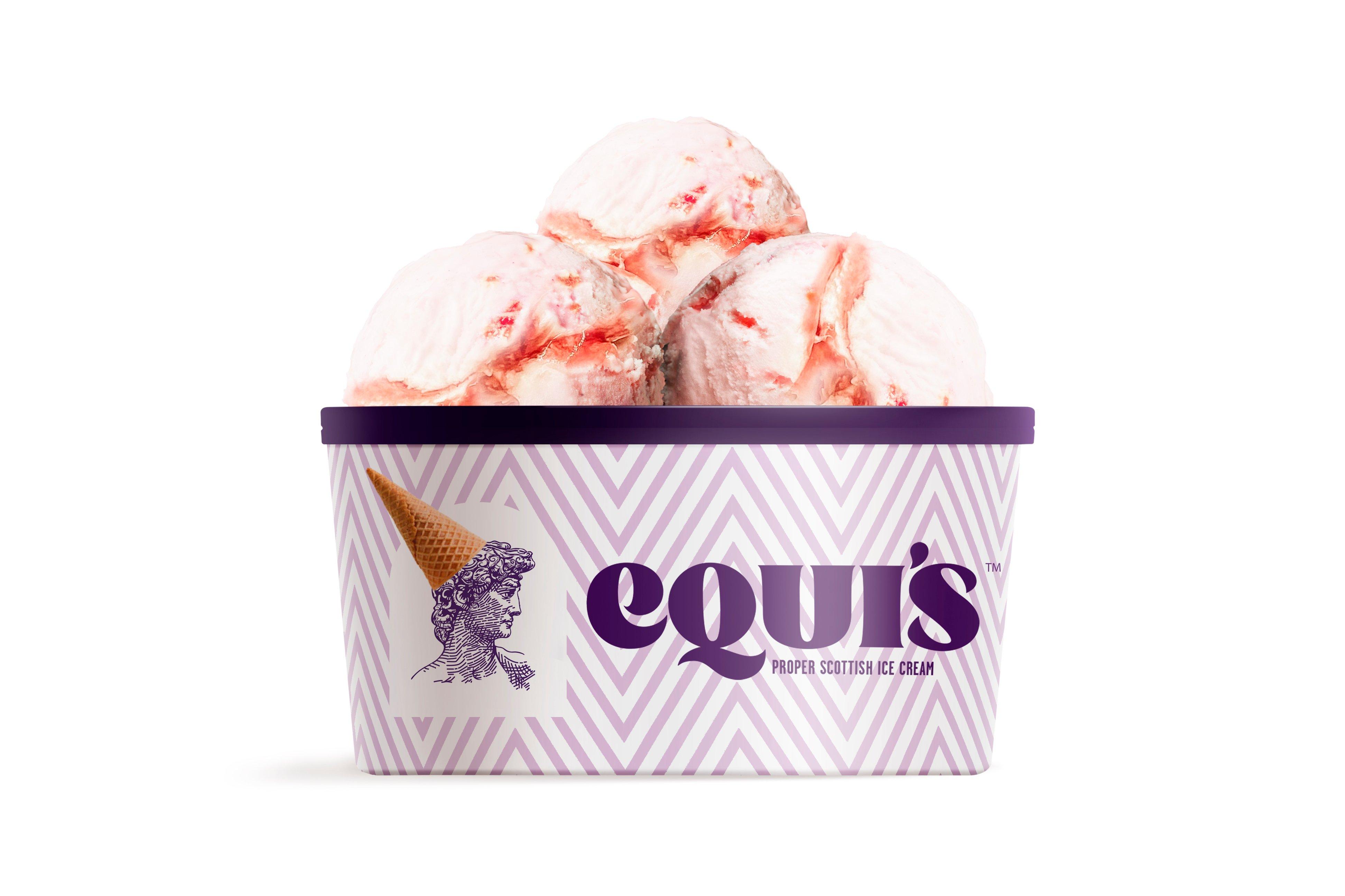 Equi's Scottish Strawberry Ripple Ice Cream (Scotland Only)