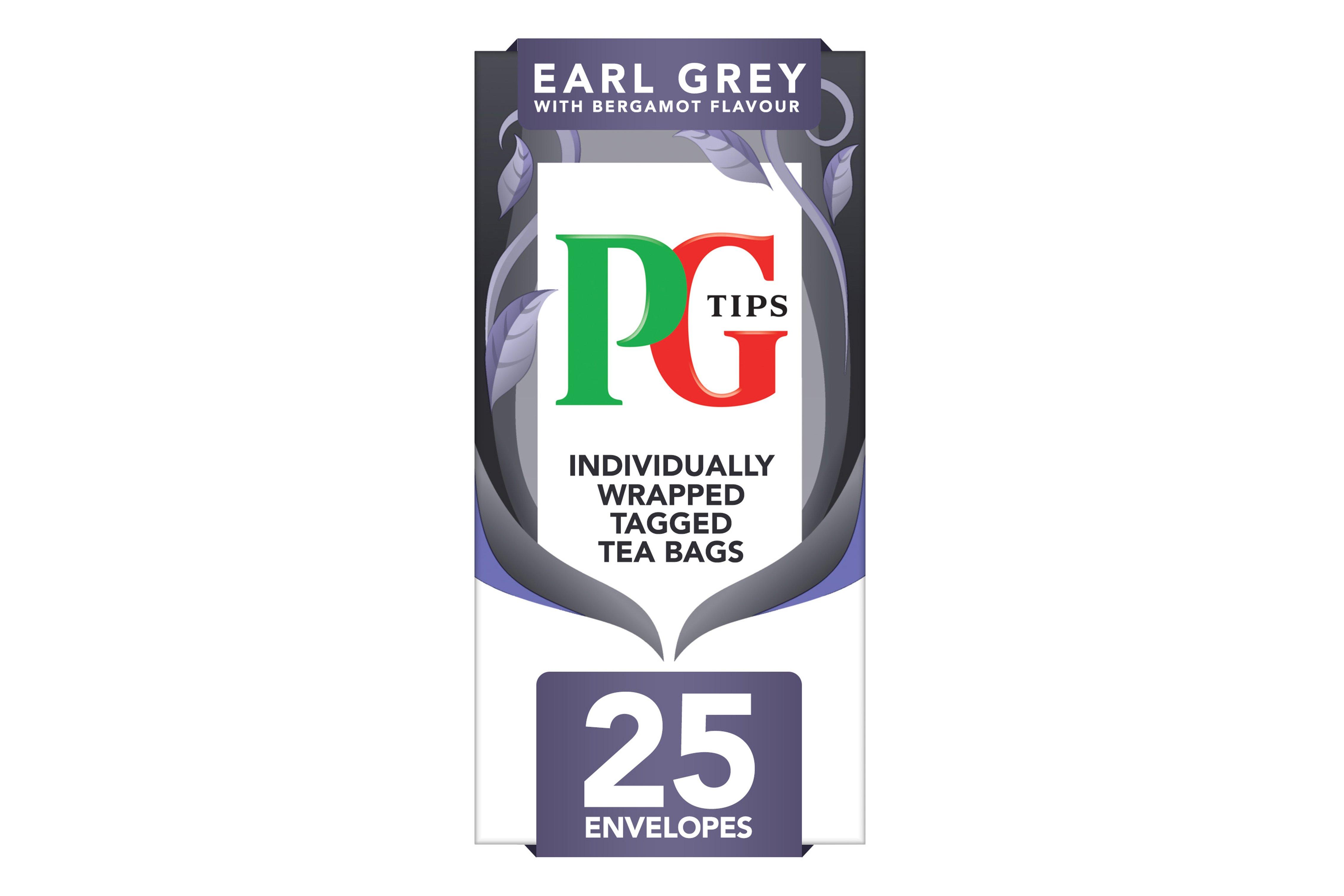 PG Tips Earl Grey String & Tagged Enveloped Tea Bags