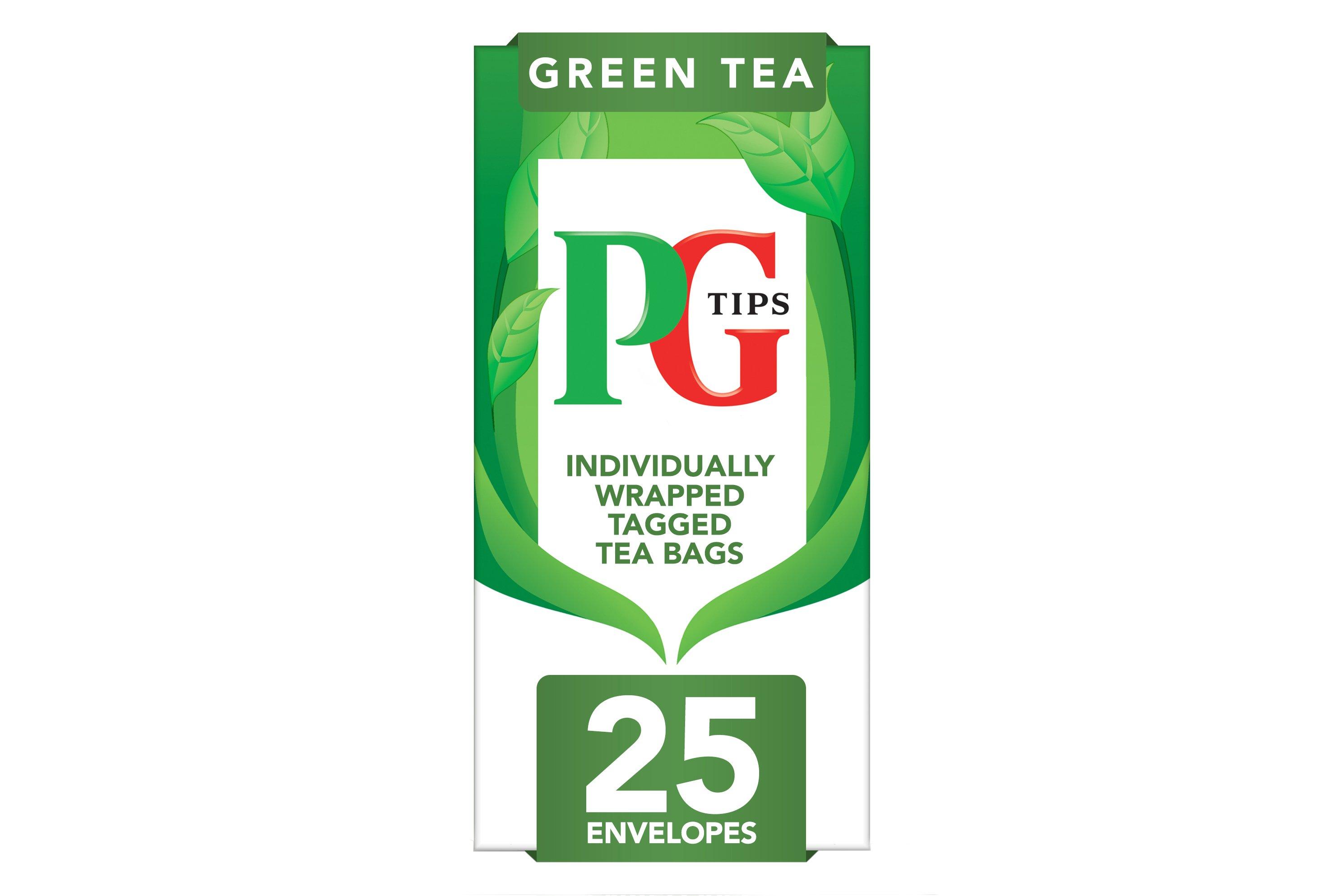 PG Tips Green String & Tagged Enveloped Tea Bags