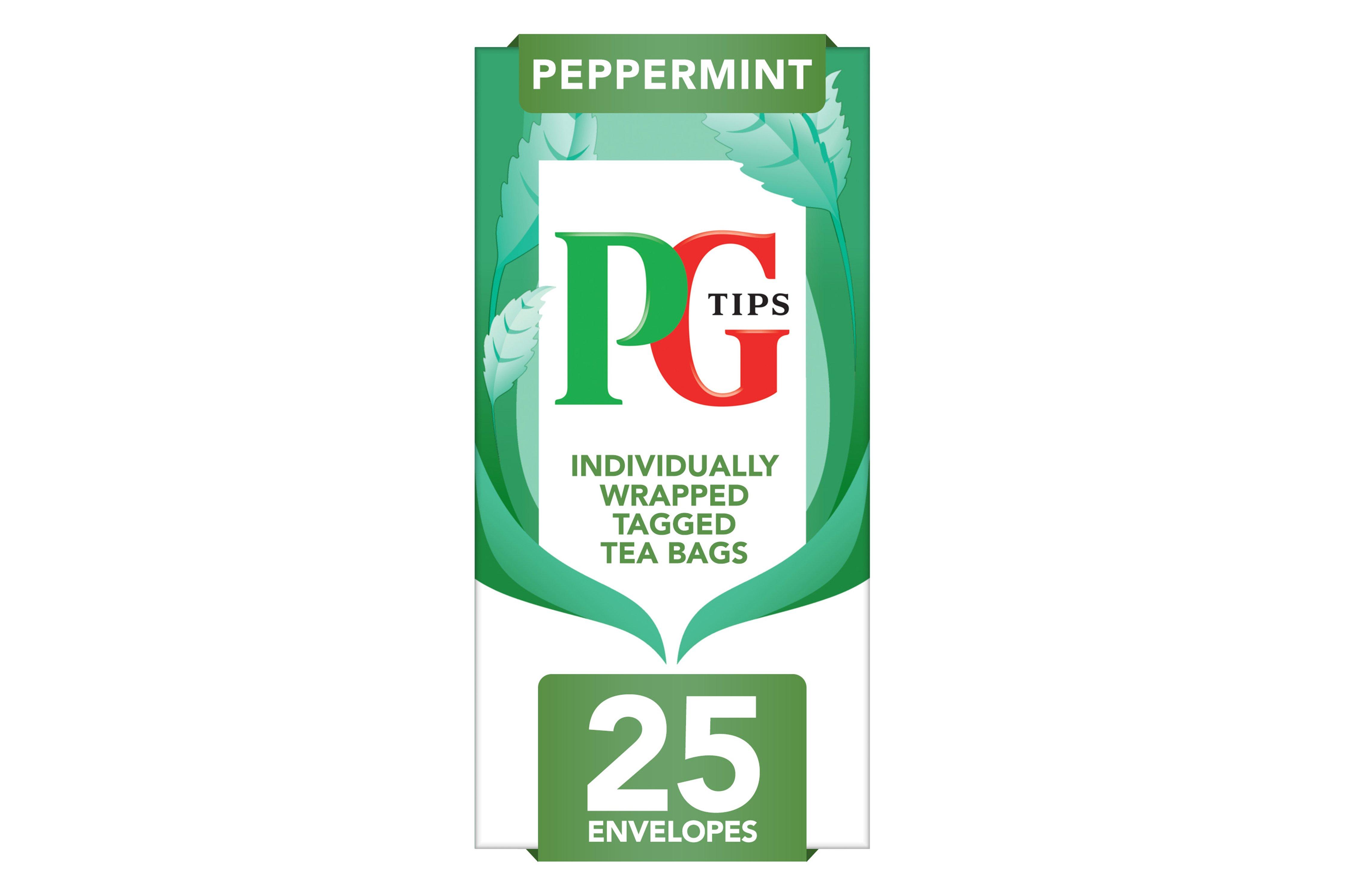 PG Tips Peppermint String & Tagged Enveloped Tea Bags