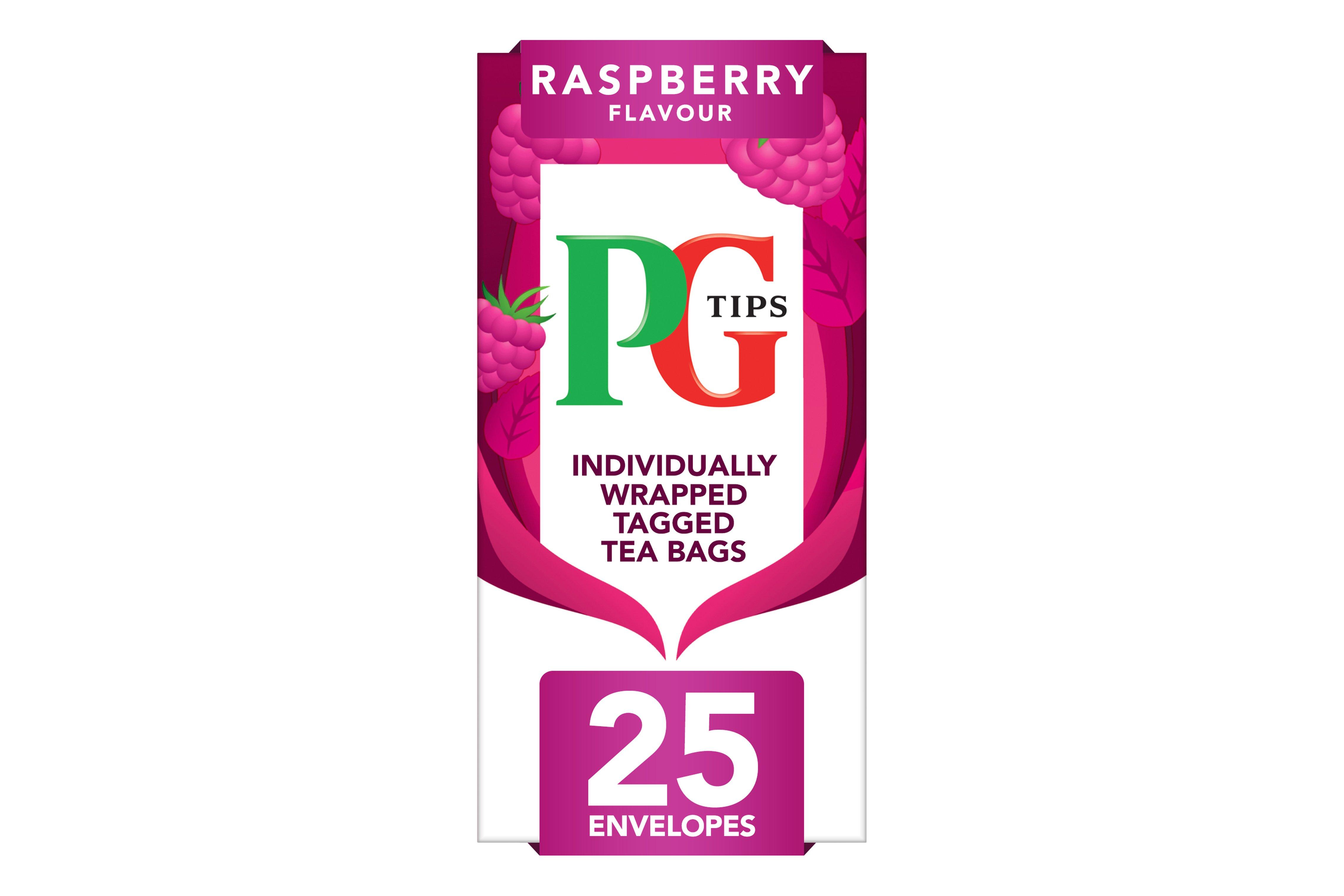 PG Tips Raspberry String & Tagged Enveloped Tea Bags