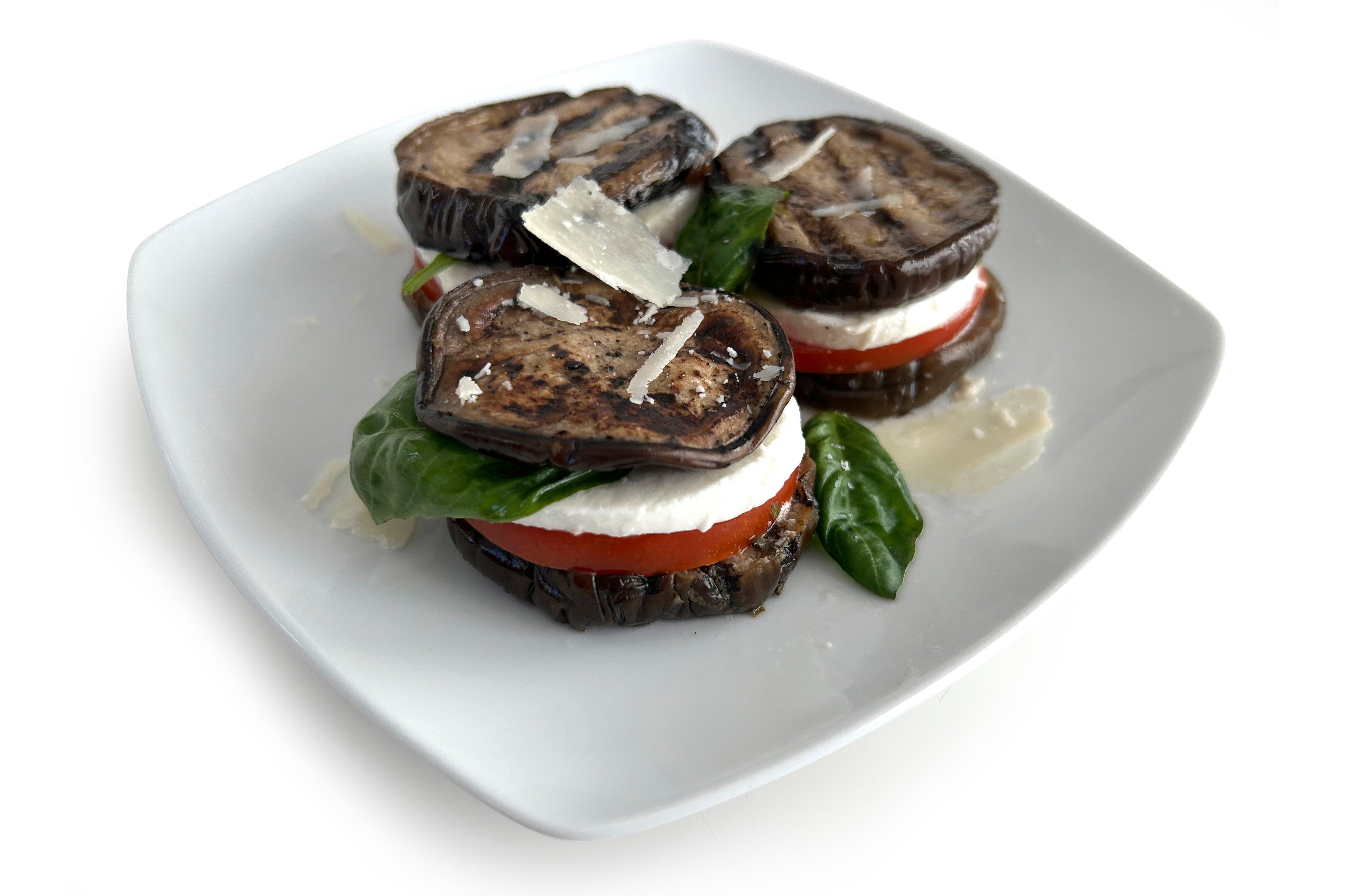 Chargrilled Sliced Aubergine Rounds