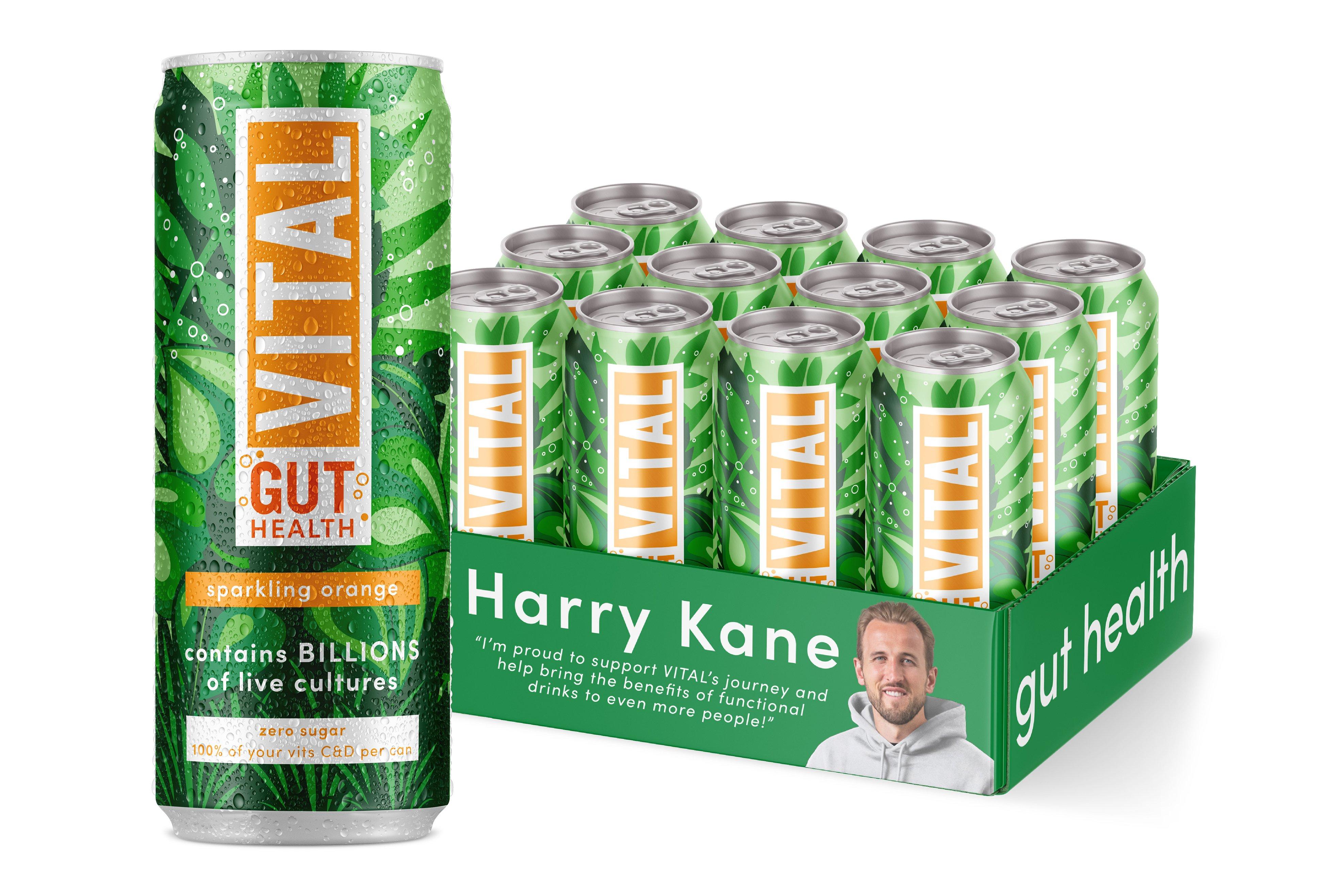 VITAL Gut Health Soda Sparkling Orange 330ml