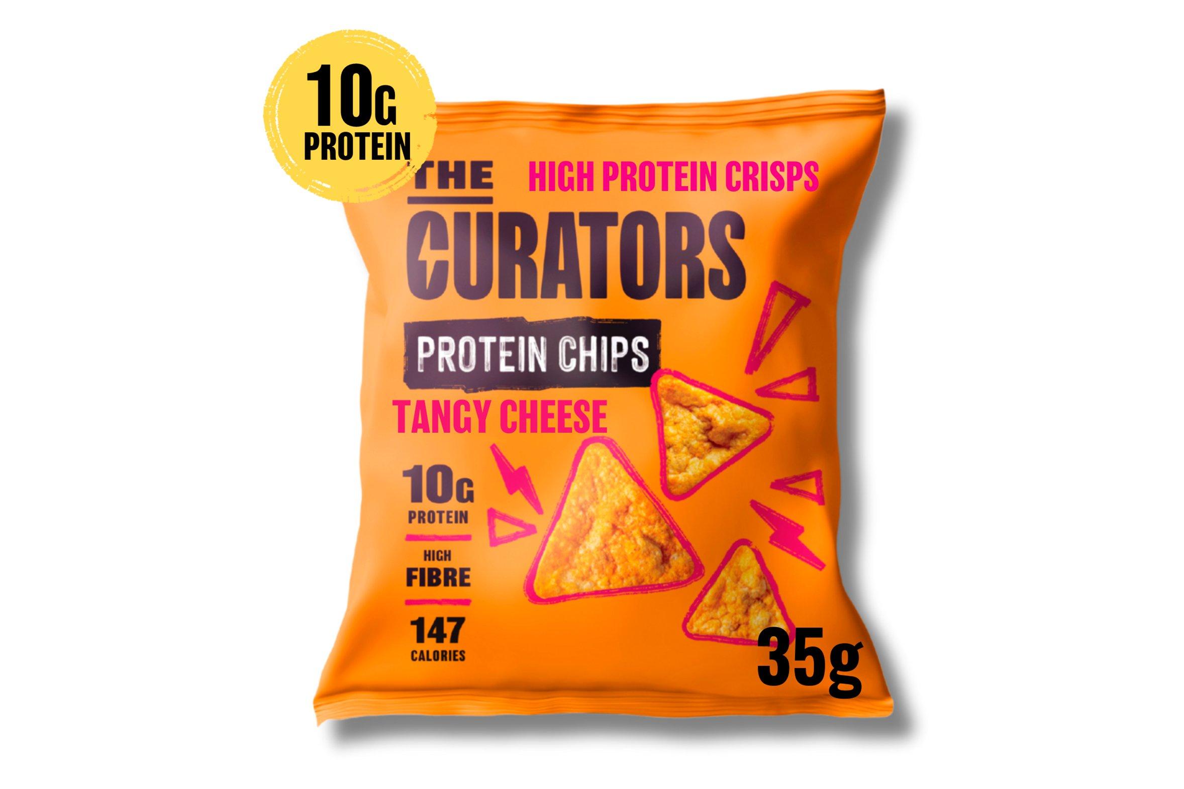 The Curators Cheese Protein Tortilla Chips 35g