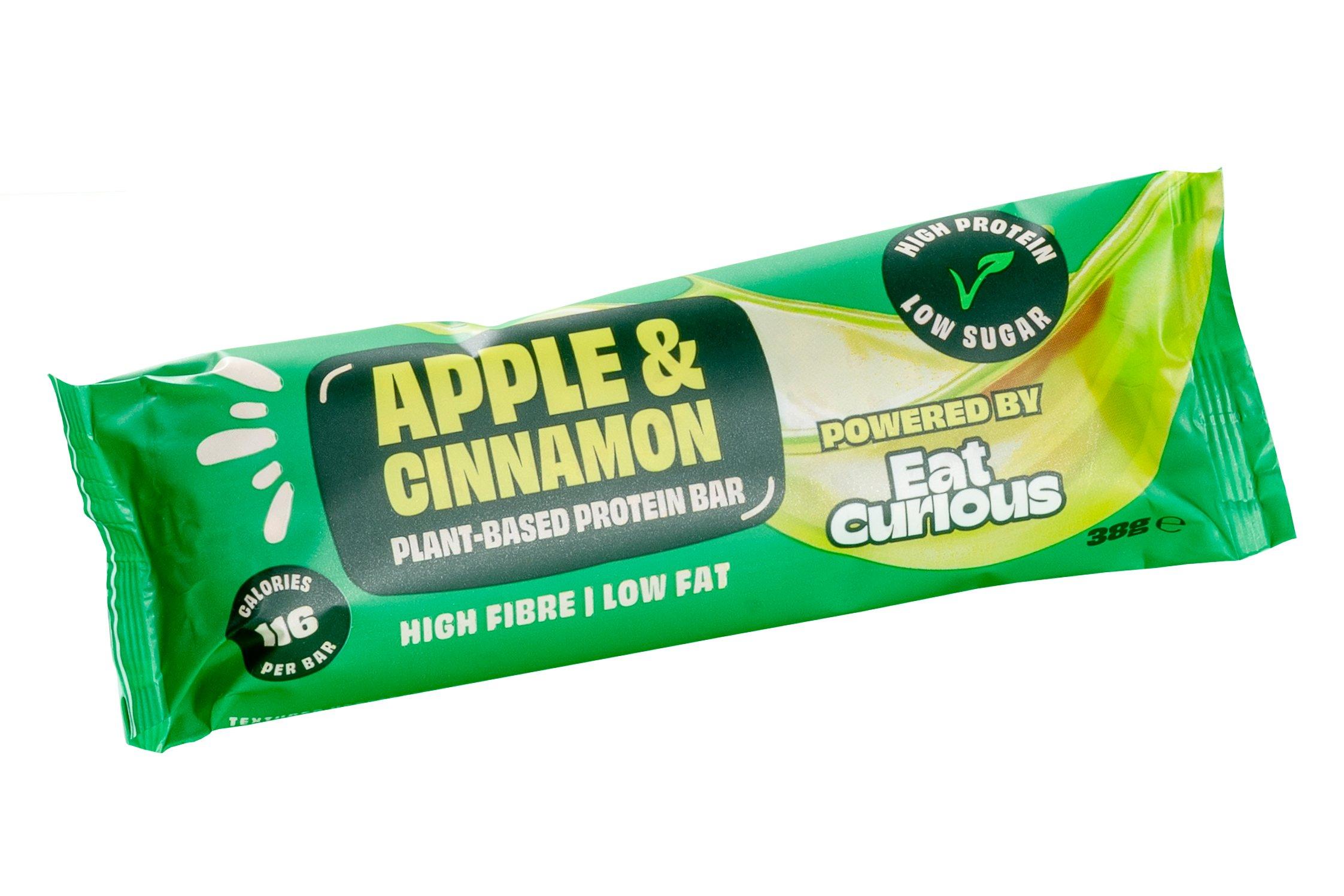 Eat Curious Apple & Cinnamon Plant-Based Protein Bar 38g