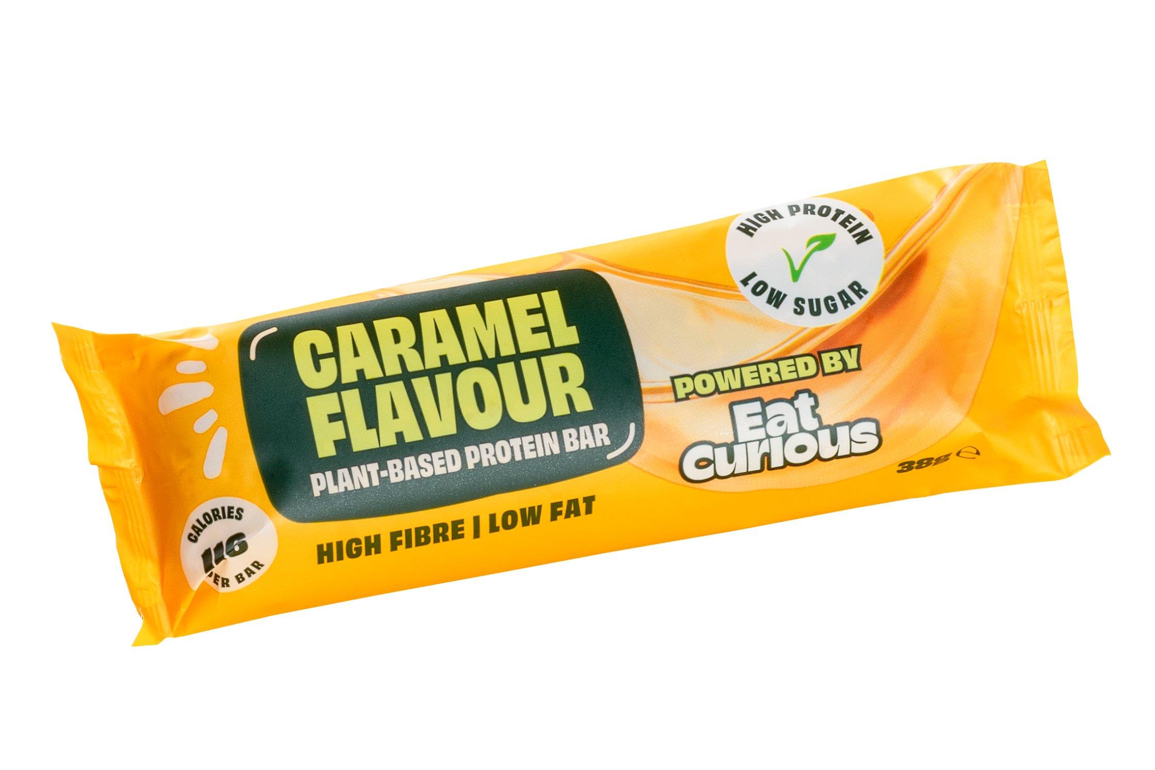 Eat Curious Caramel Flavour Plant-Based Protein Bar 38g