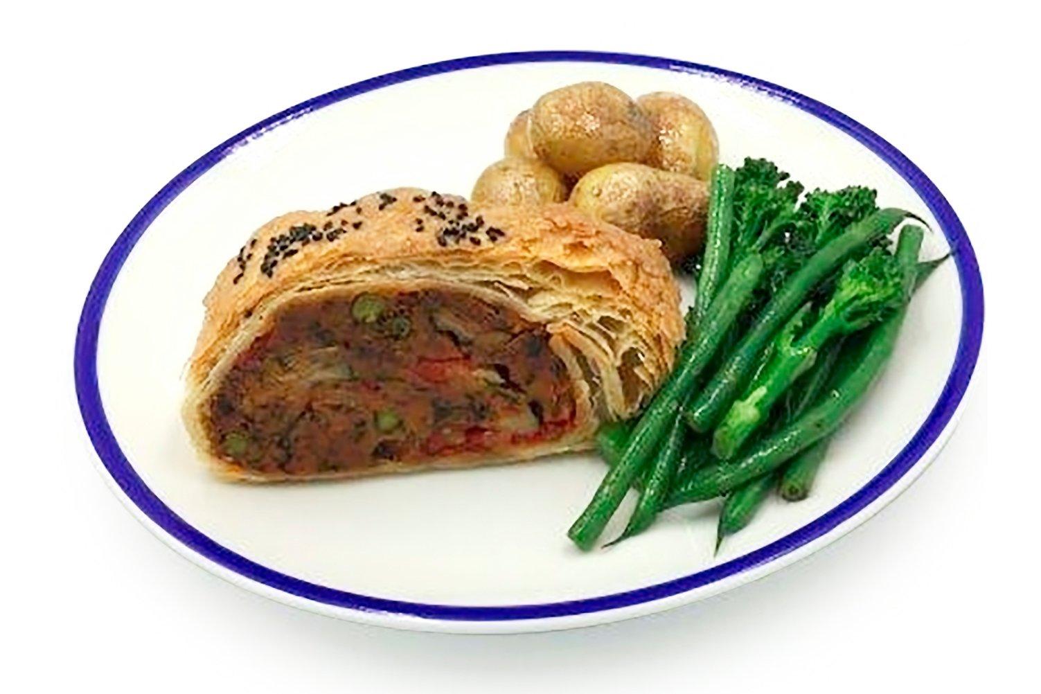 Bespoke Kitchen foods Courgette & Red Pepper Wellington 180g