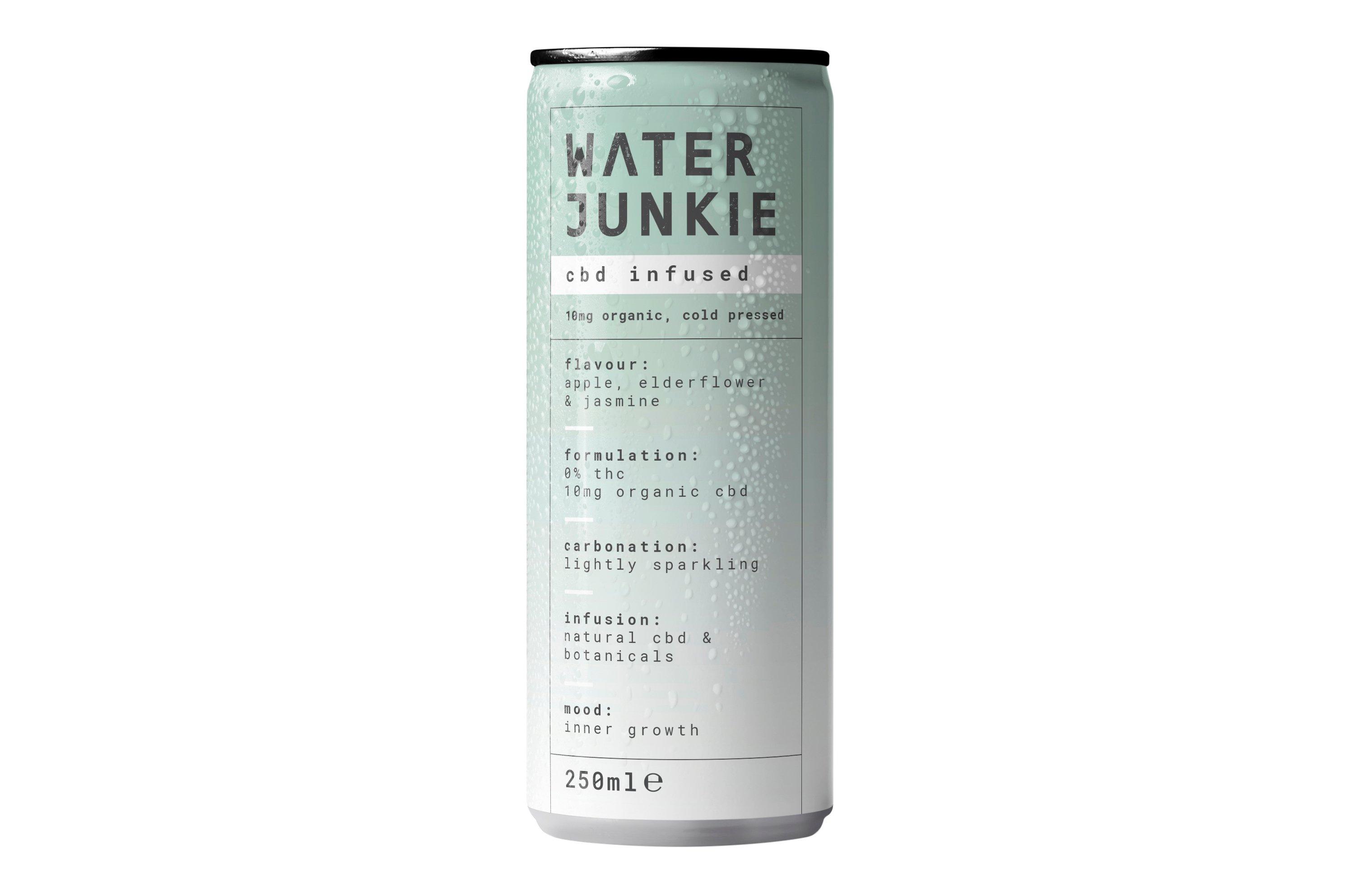 WaterJunkie CBD Apple, Elderflower & Jasmine 250ml