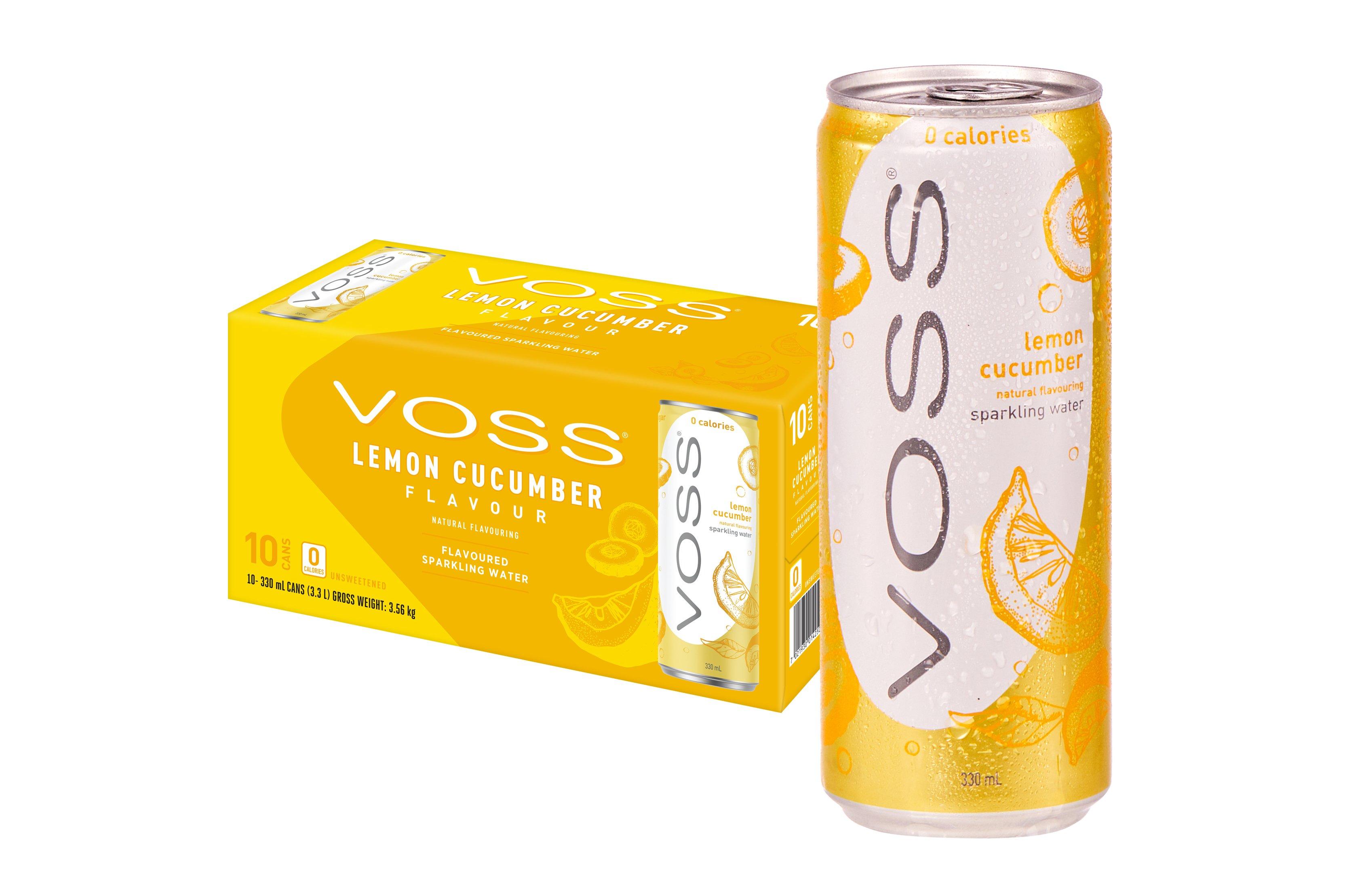 Voss Sparkling Lemon Cucumber 330ml