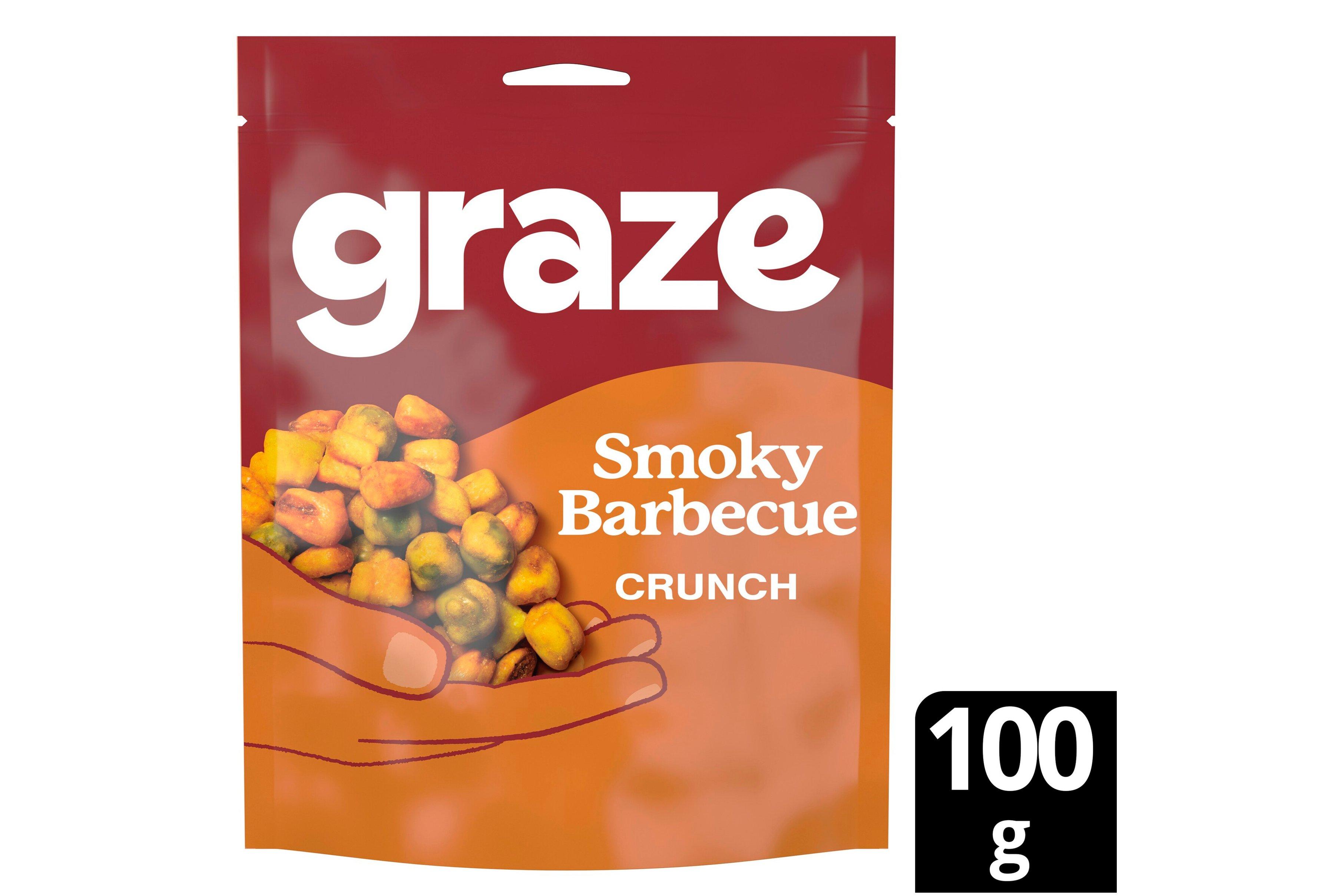 Graze Smoky BBQ Crunch Sharing Bag 100g