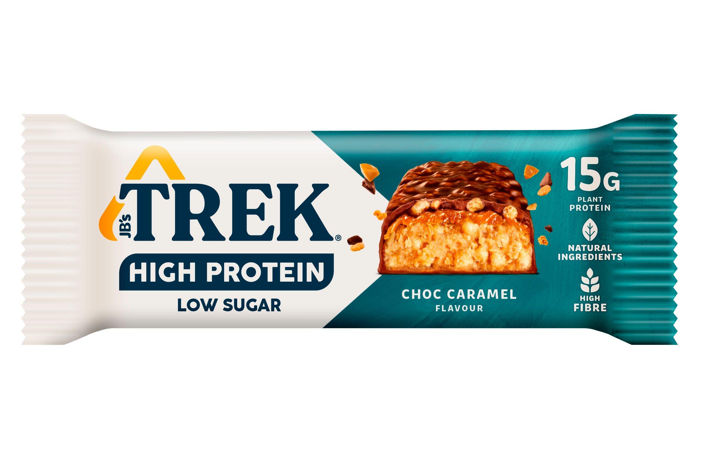 Trek High Protein Low Sugar Chocolate Caramel 55g