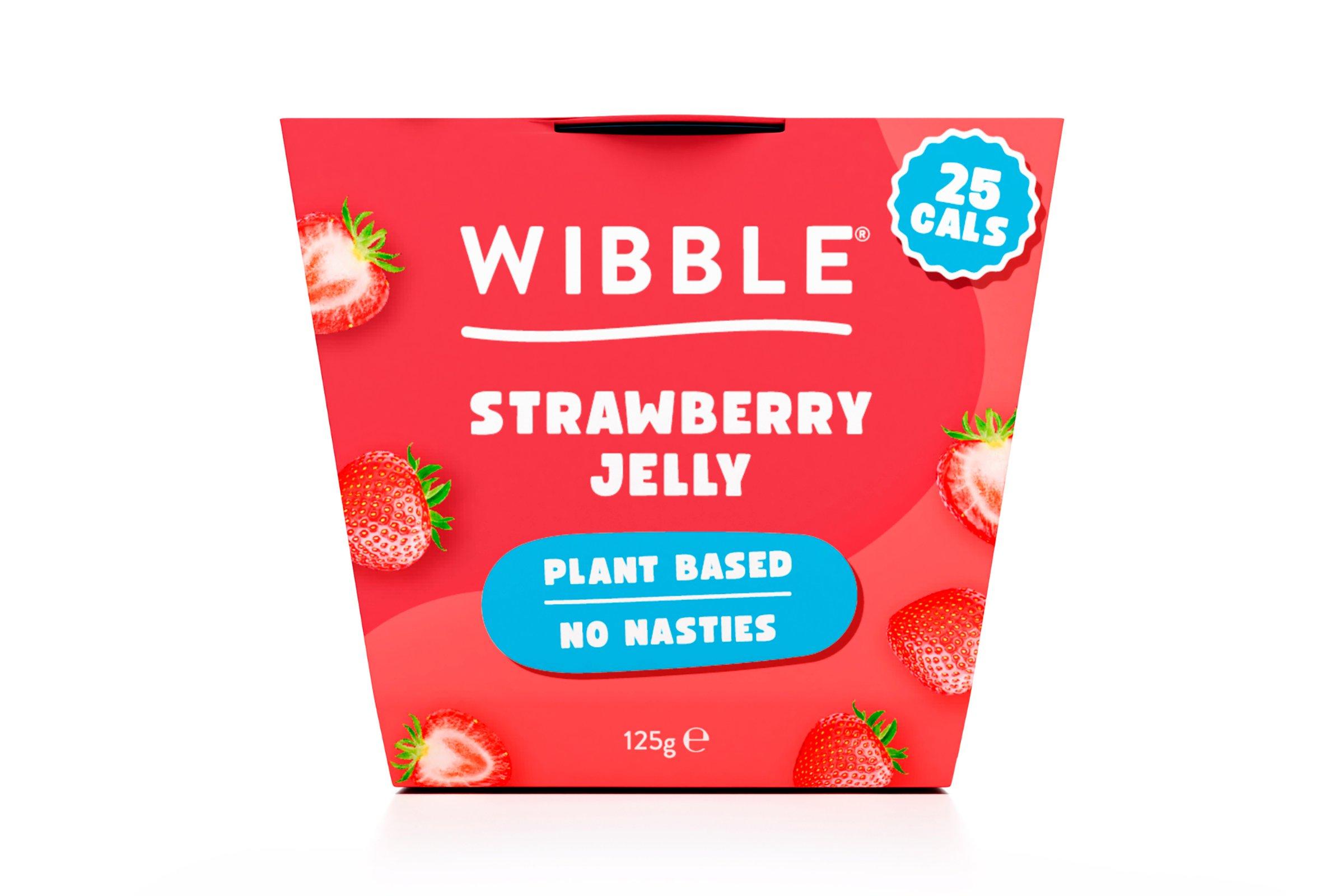 Wibble Strawberry Jelly Pots 125g