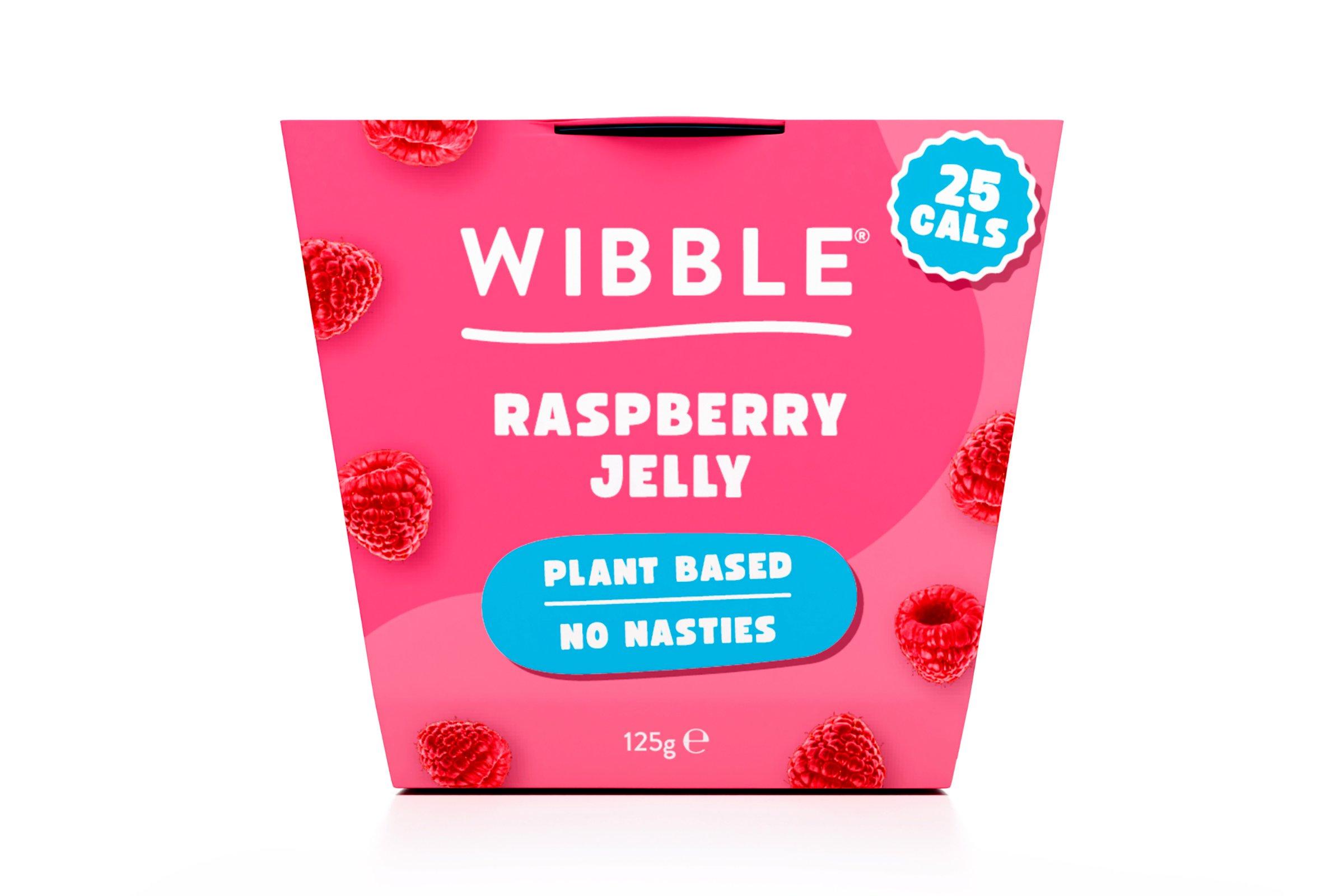 Wibble Raspberry Jelly Pots 125g