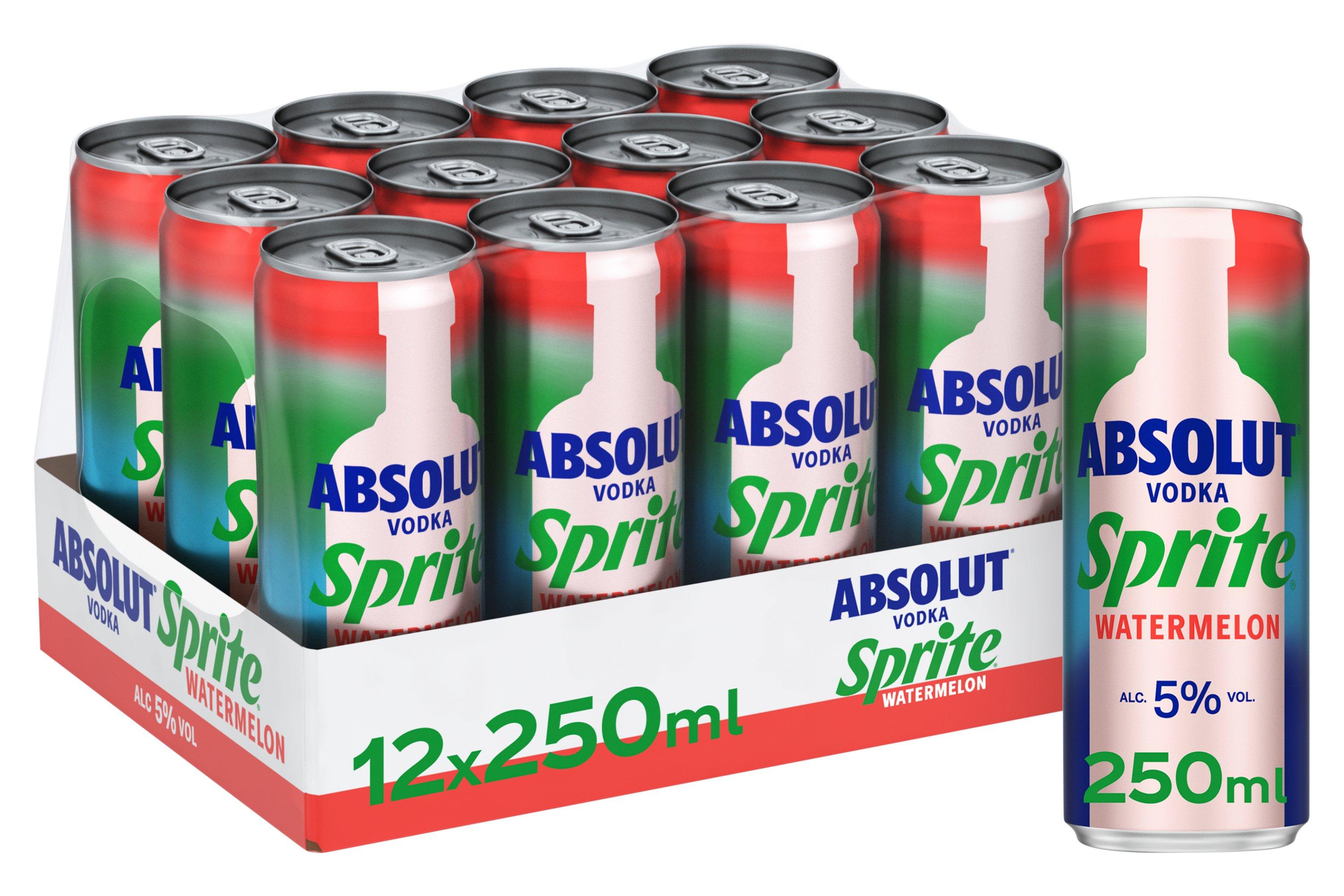 Absolut Vodka Sprite & Watermelon 250ml