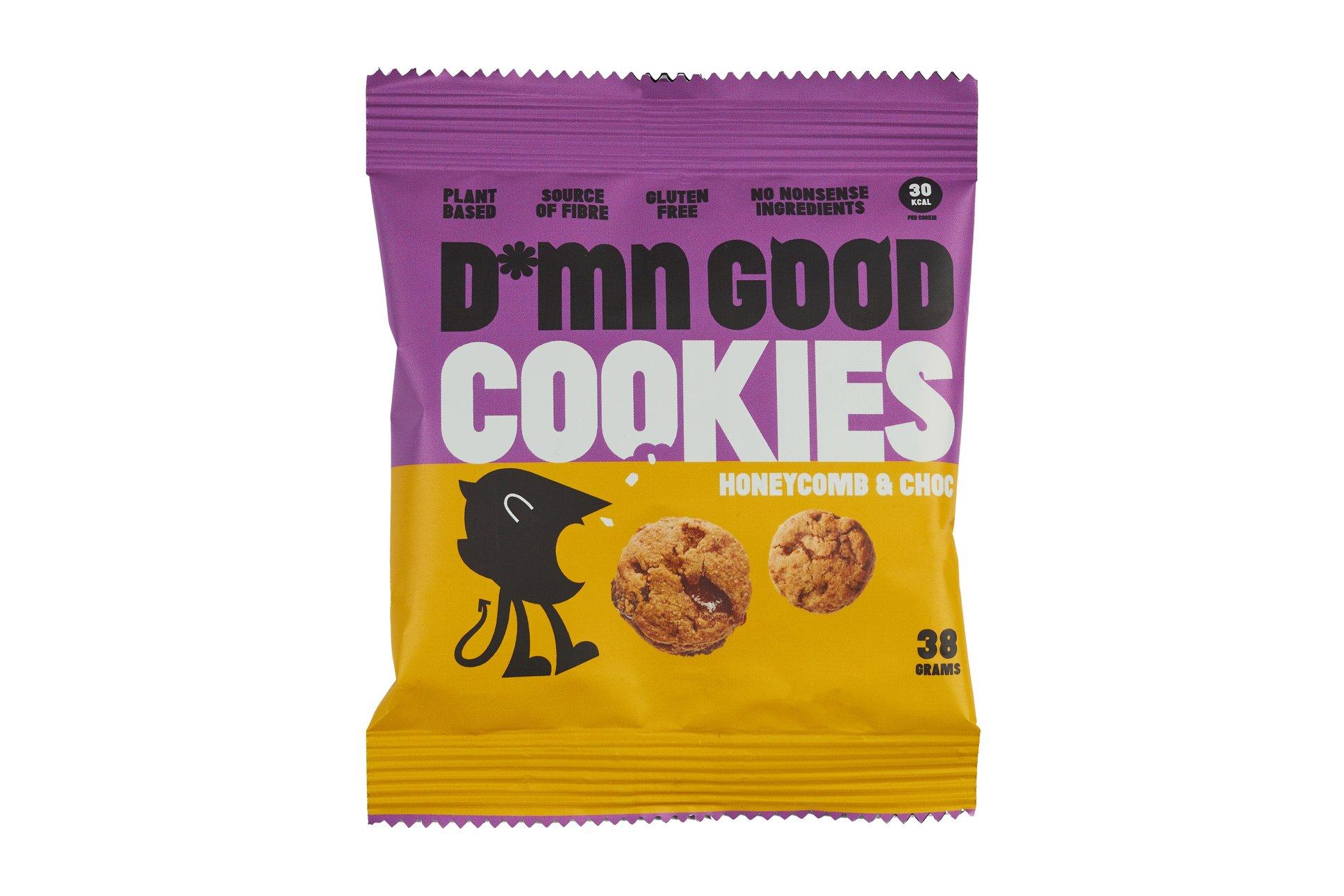 D*mn Good Honeycomb & Choc Cookies 38g