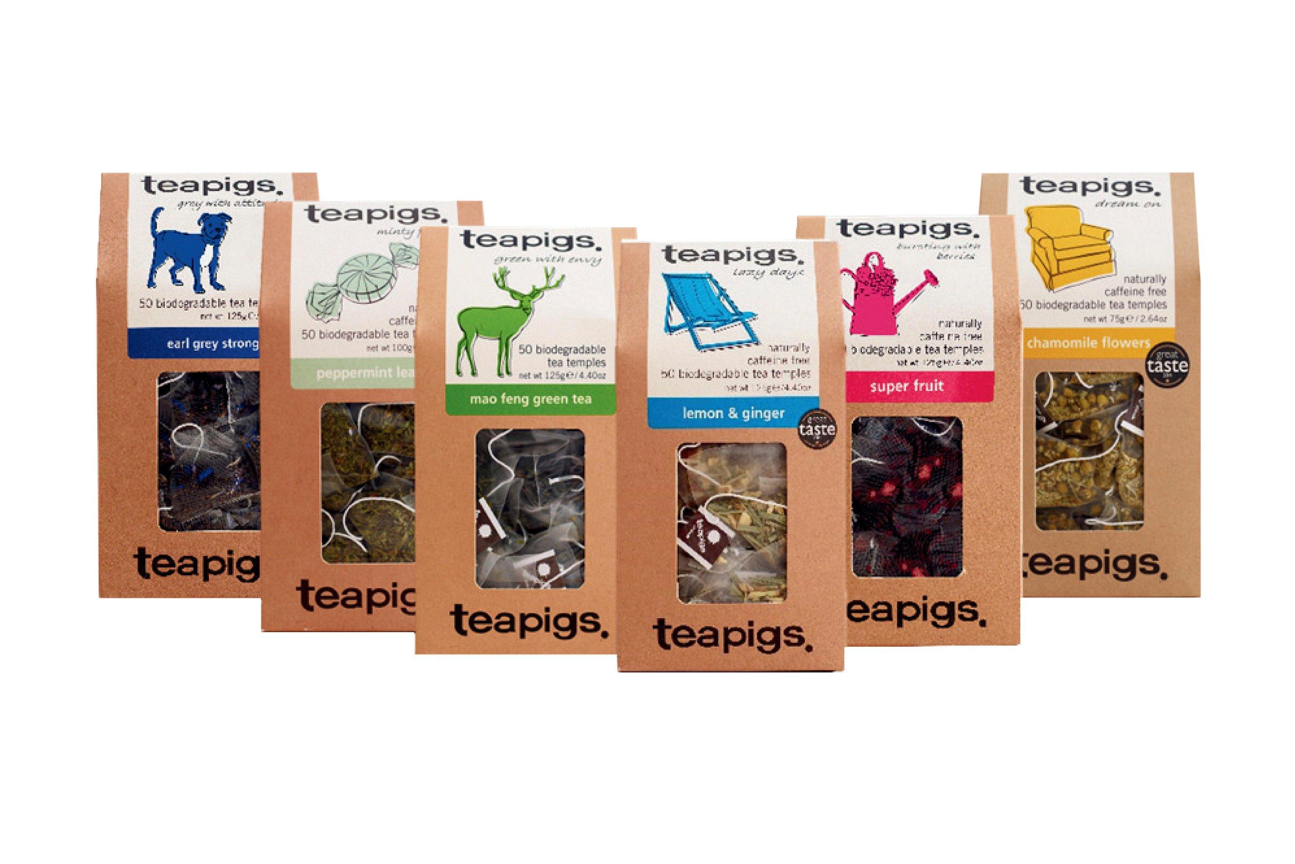 Teapigs Mixed Case String & Tag 6x50