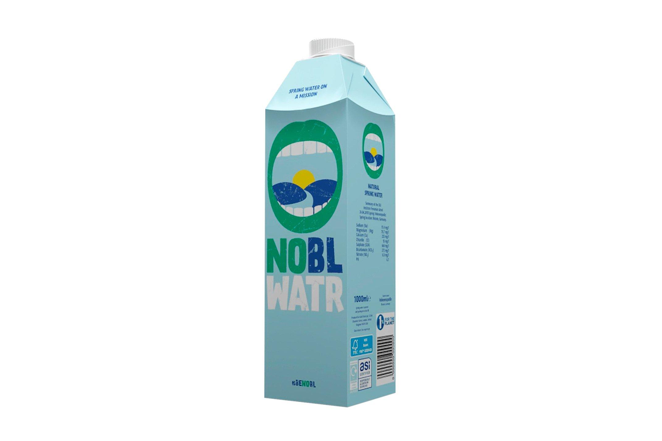NOBL WATR Natural Spring Water 1ltr