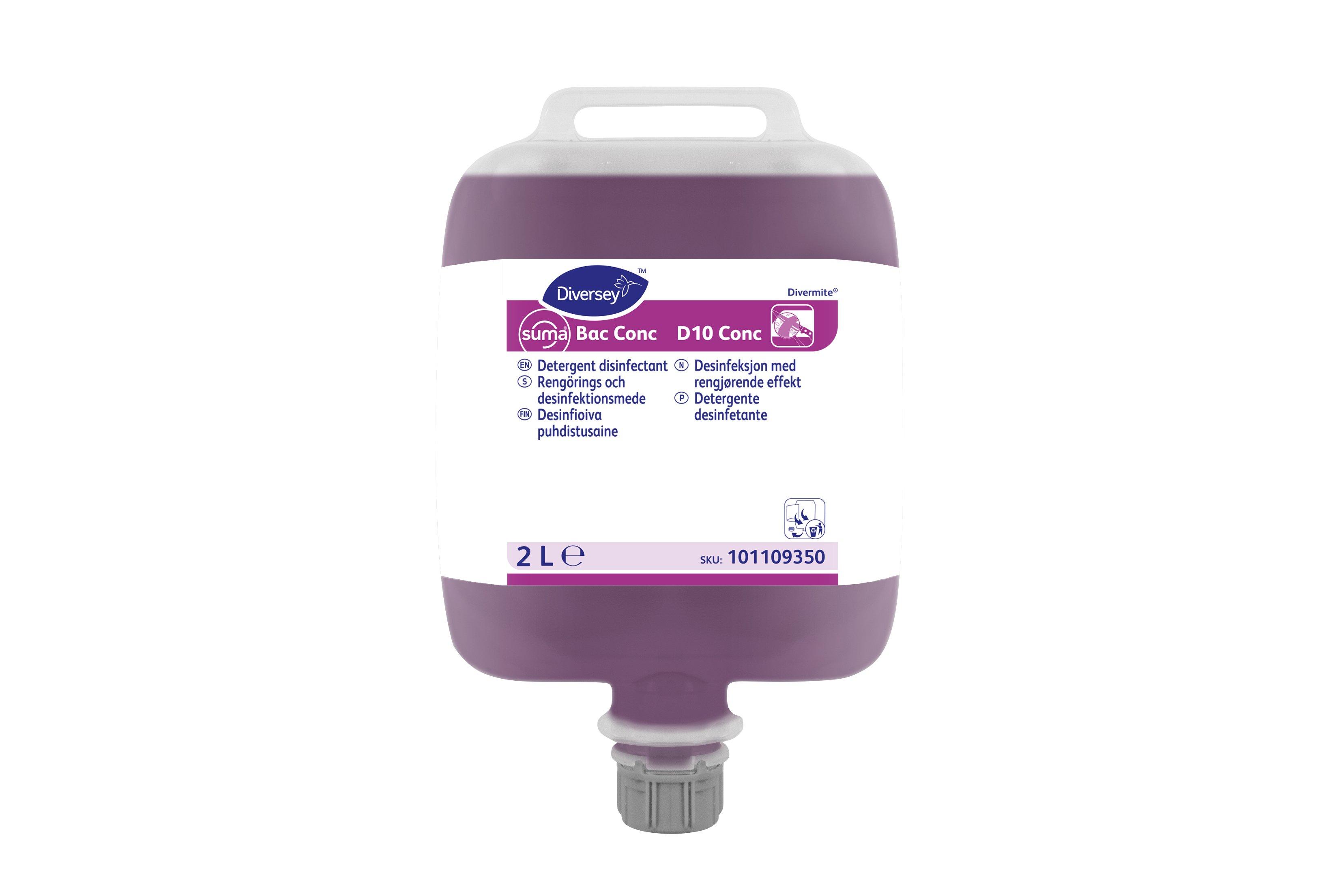 Diversey Suma Bac Conc D10 Disinfectant 2L