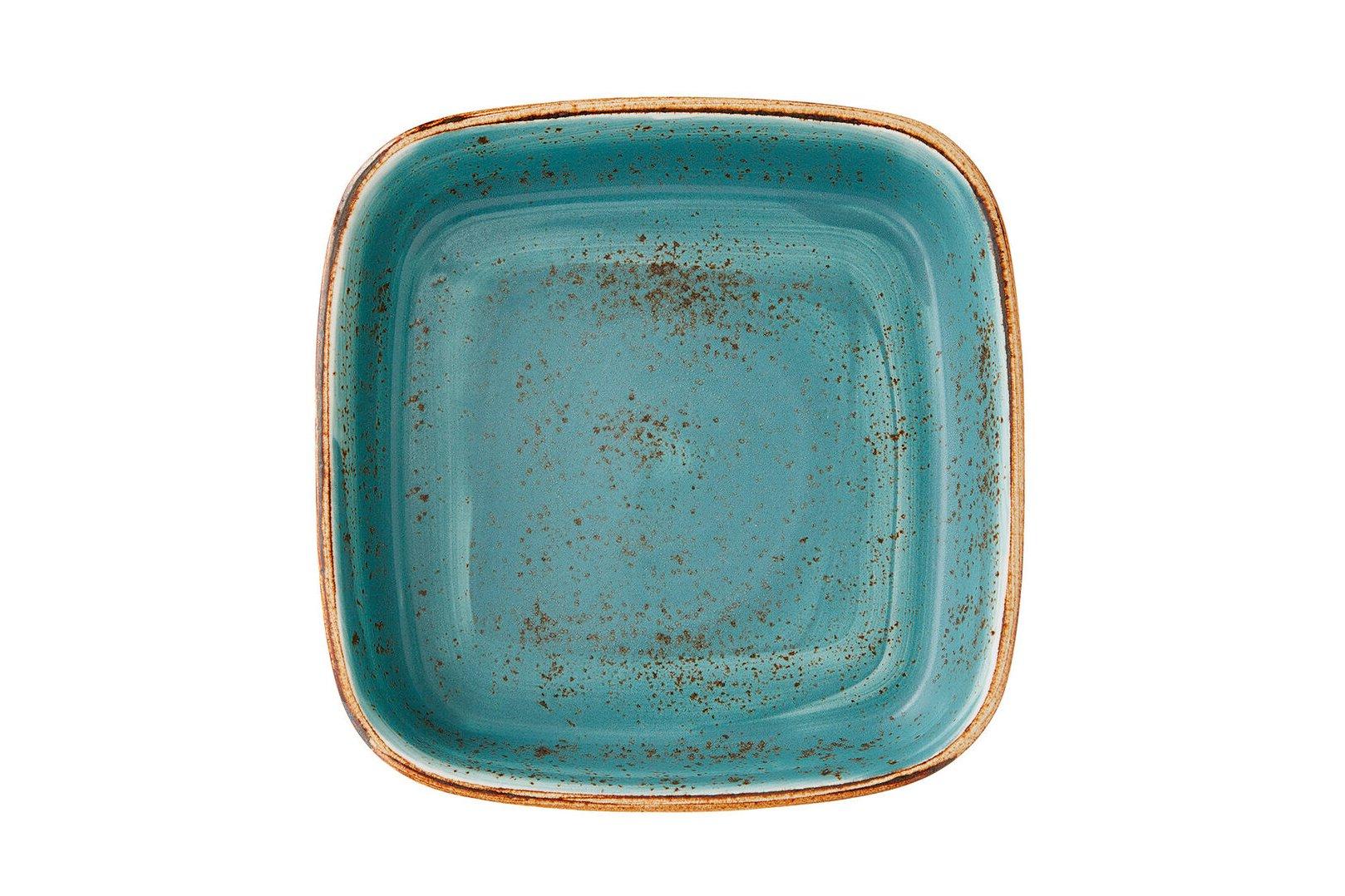 Steelite Craft Blue Square Roaster 25.5cm