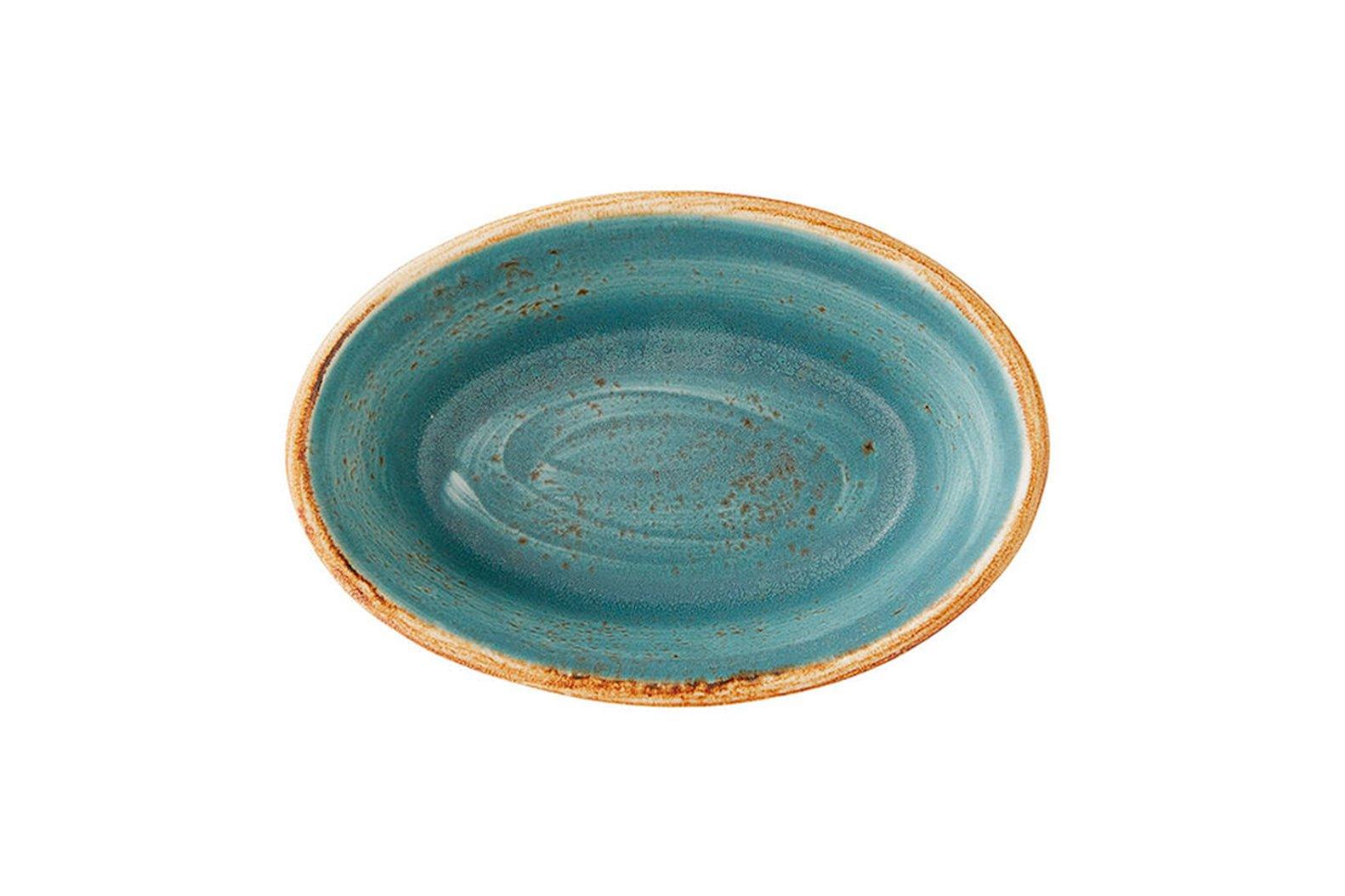 Steelite Craft Blue Oval Baker 16cm 37cl