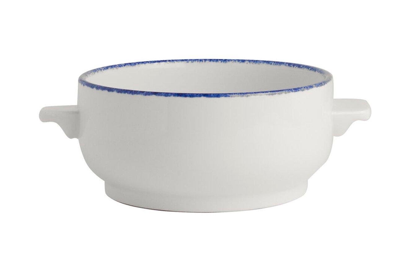 Steelite Blue Dapple Casserole Bowl Base 42.5cl