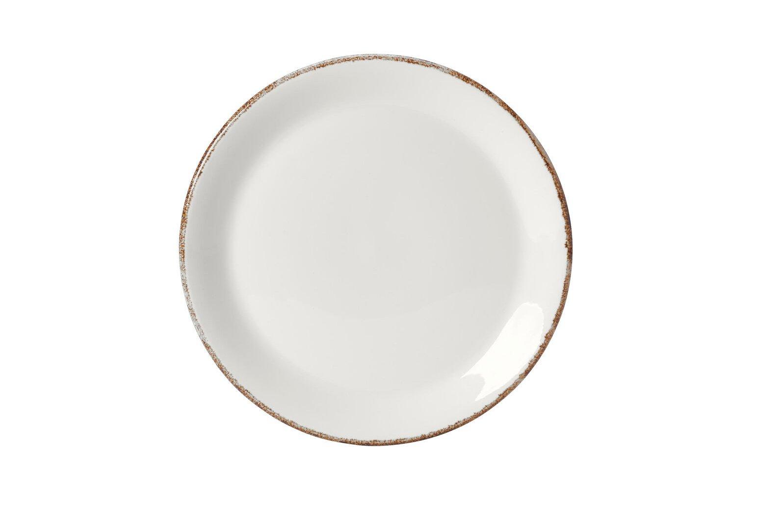 Steelite Brown Dapple Coupe Plate 23cm