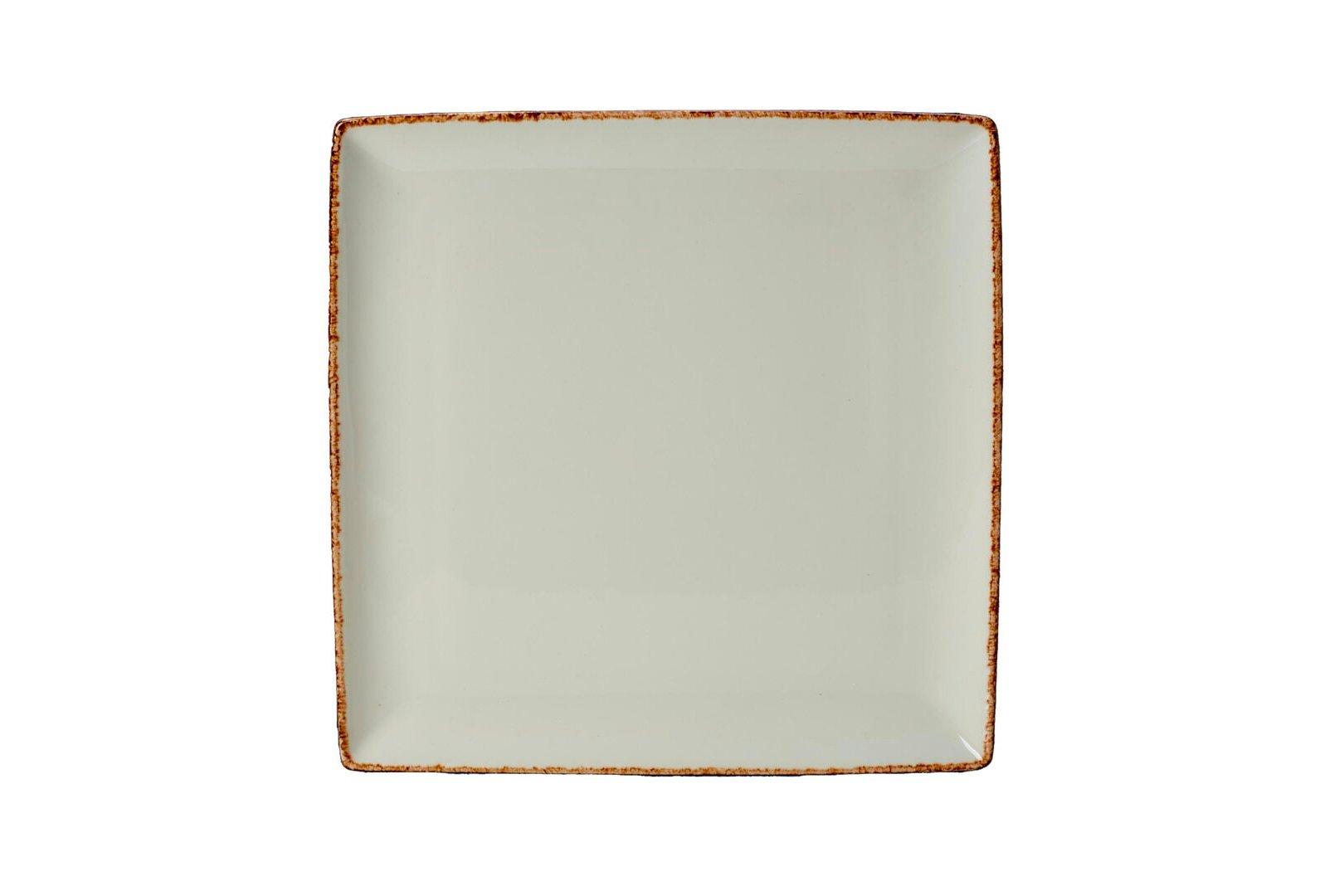 Steelite Brown Dapple Square One 27x27cm