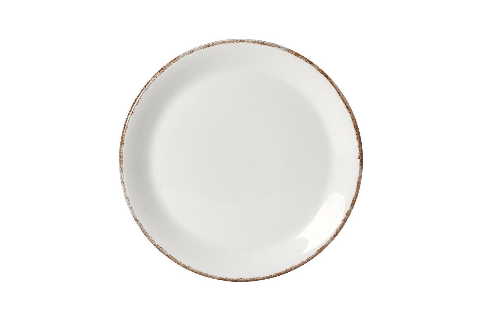 Steelite Brown Dapple Coupe Plate 15.25cm