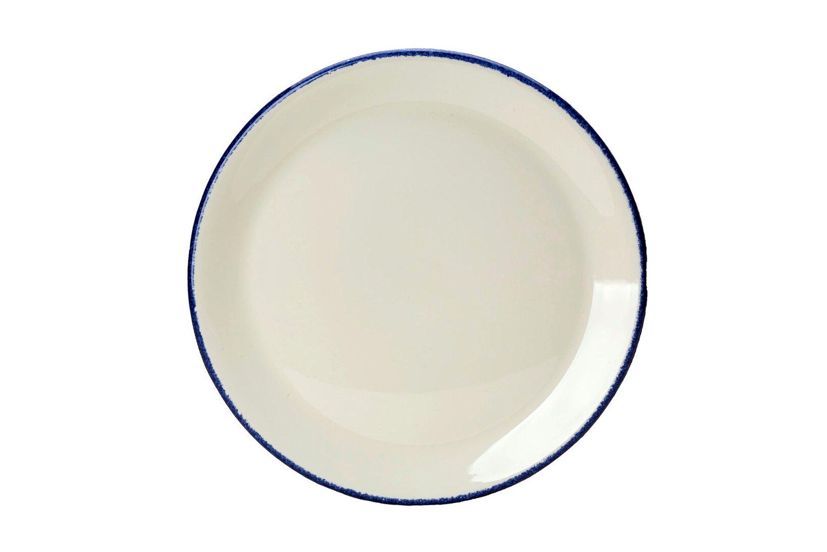 Steelite Blue Dapple Coupe Plate 23cm