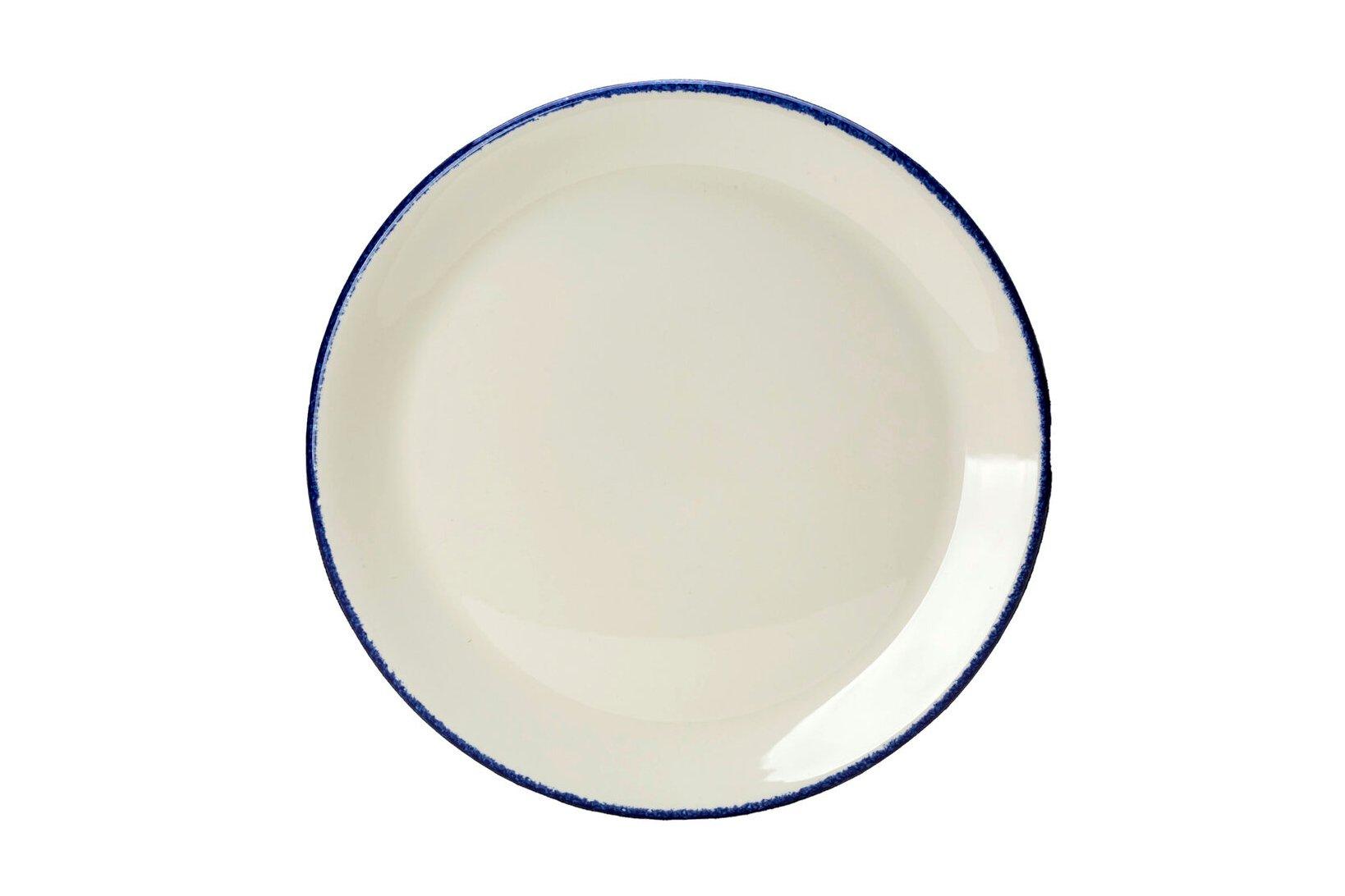 Steelite Blue Dapple Coupe Plate 15.25cm