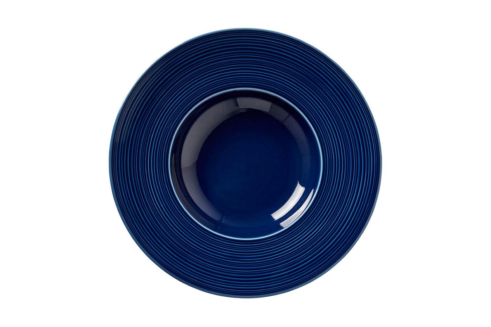 Steelite Concorde Midnight Blue Rim Pasta Bowl 28.5cm 34.75cl