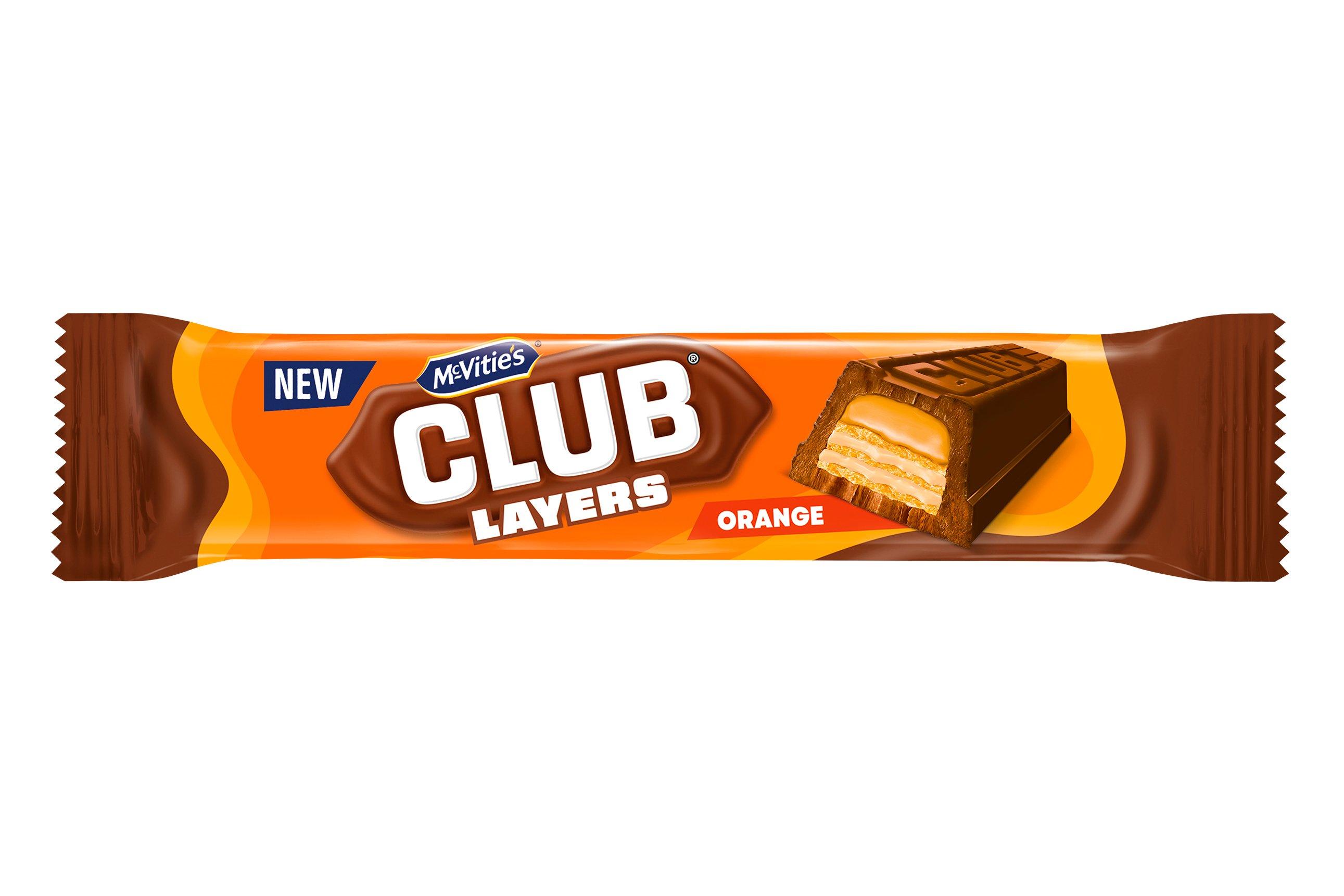 McVities Club Layers Milk Orange 39.5g