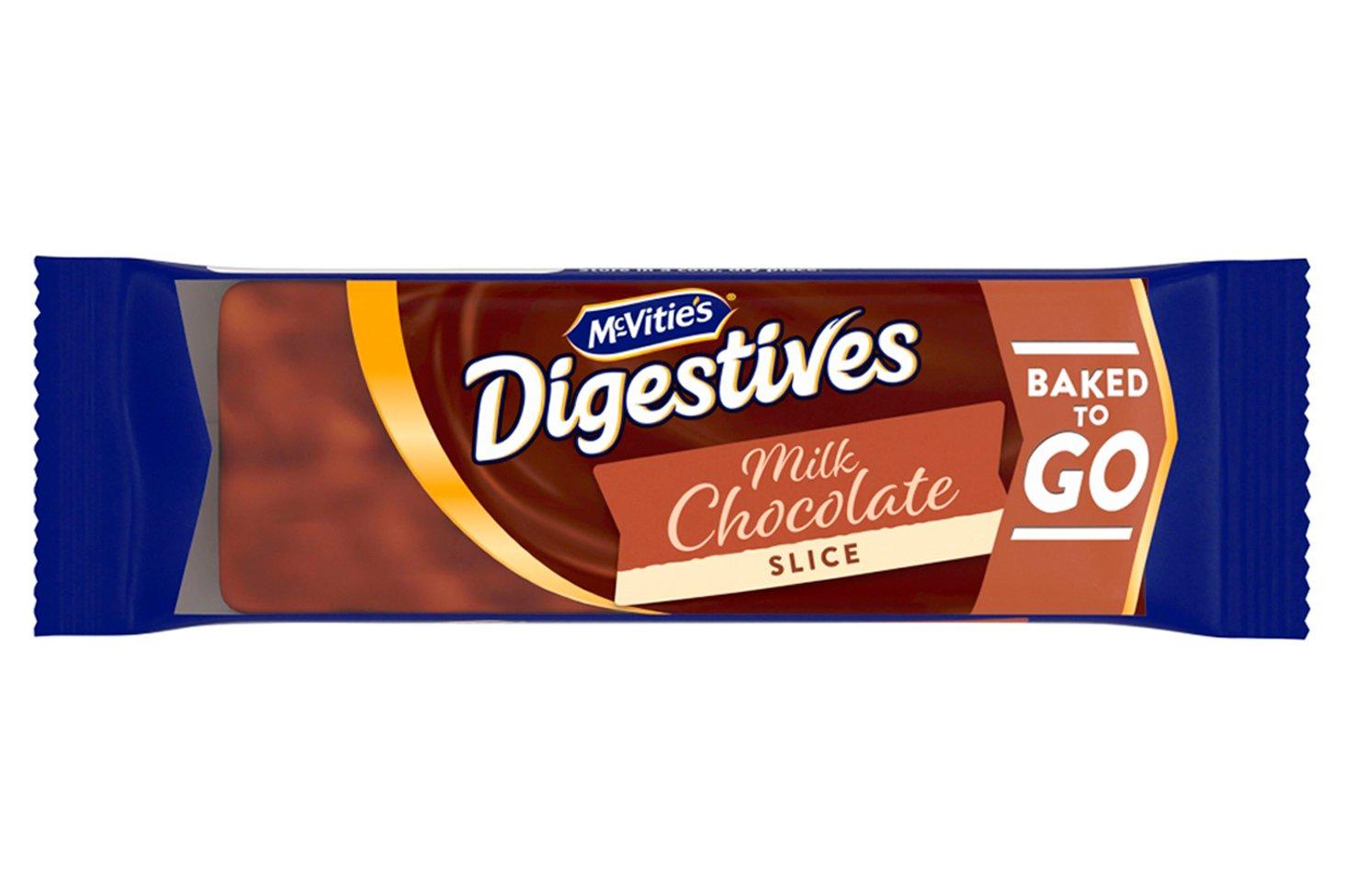 McVitie's Milk Chocolate Digestive Slices Cake Bar 54g