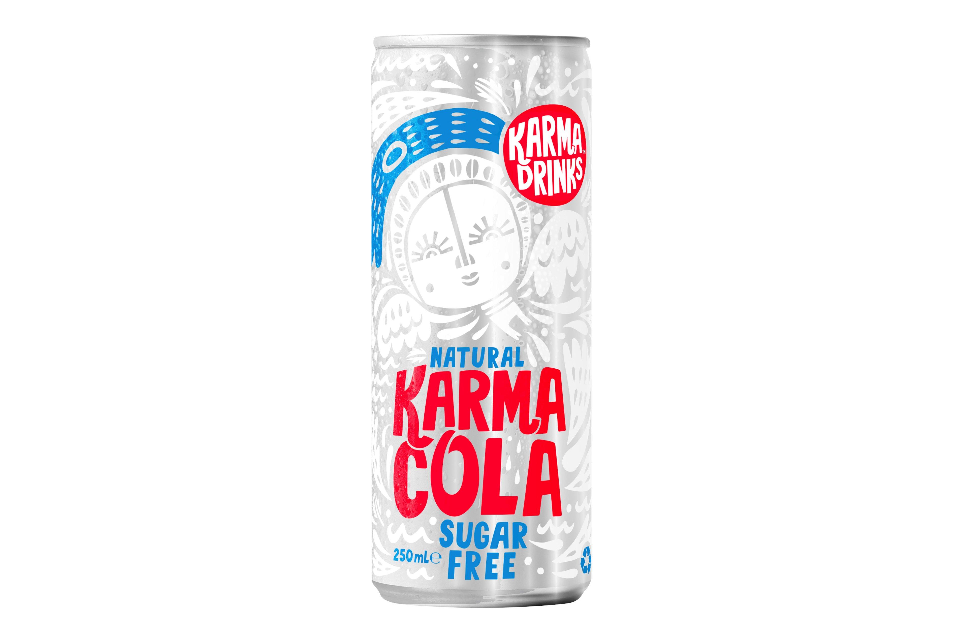 Karma Cola Sugar Free Cans 250ml