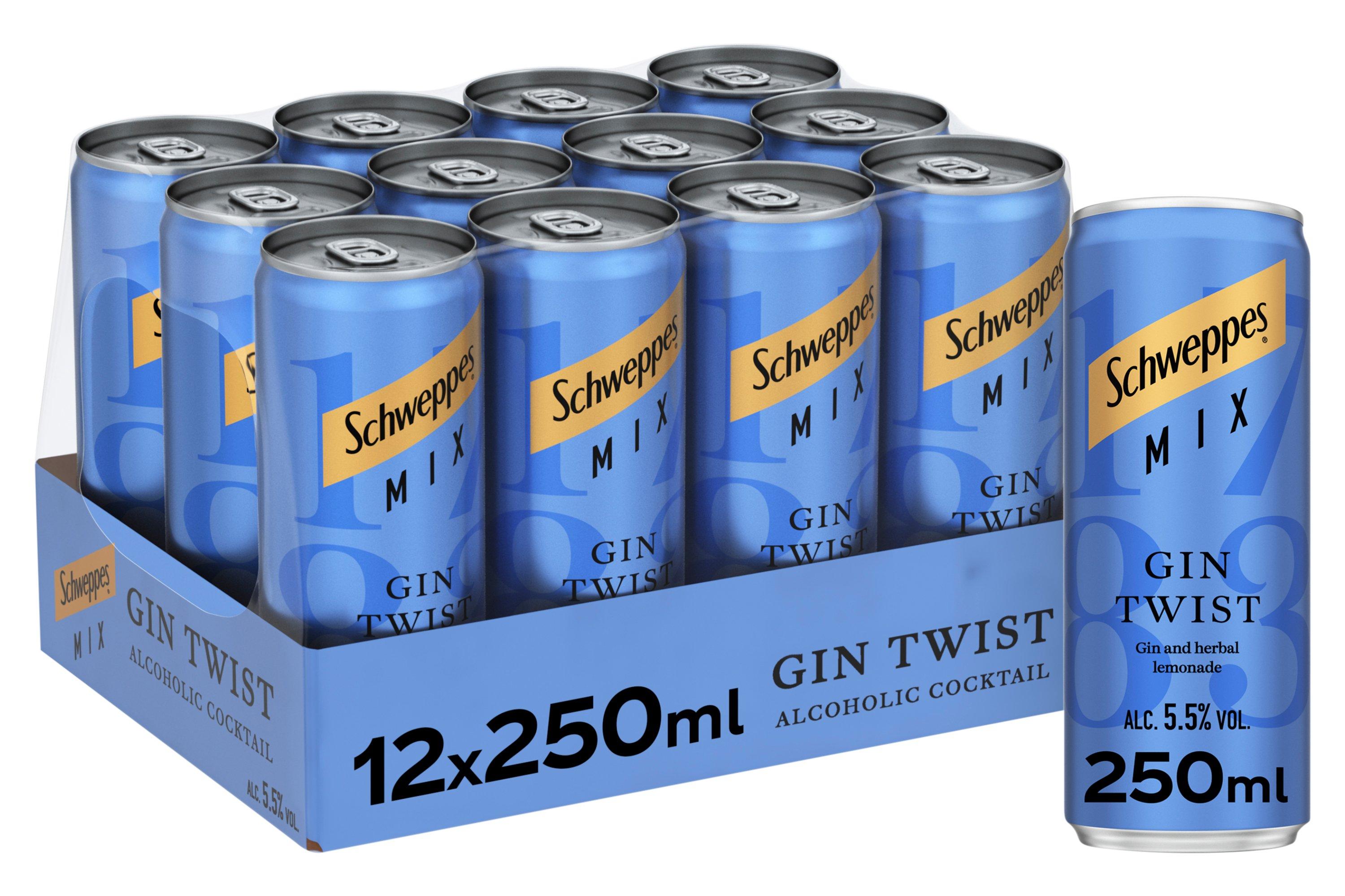 Schweppes Mix Gin Twist Cans 250ml