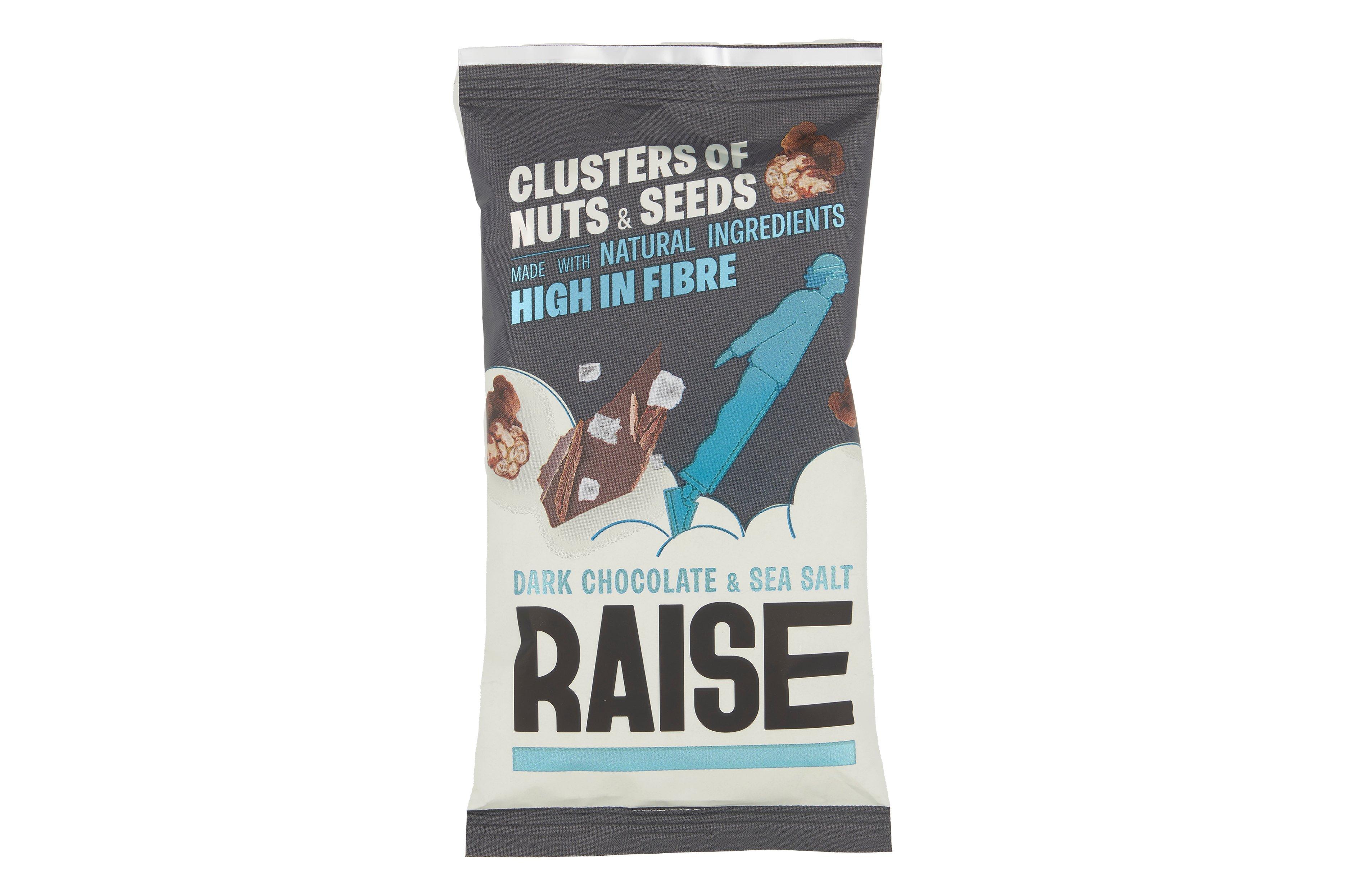 Raise Dark Chocolate & Sea Salt 35g