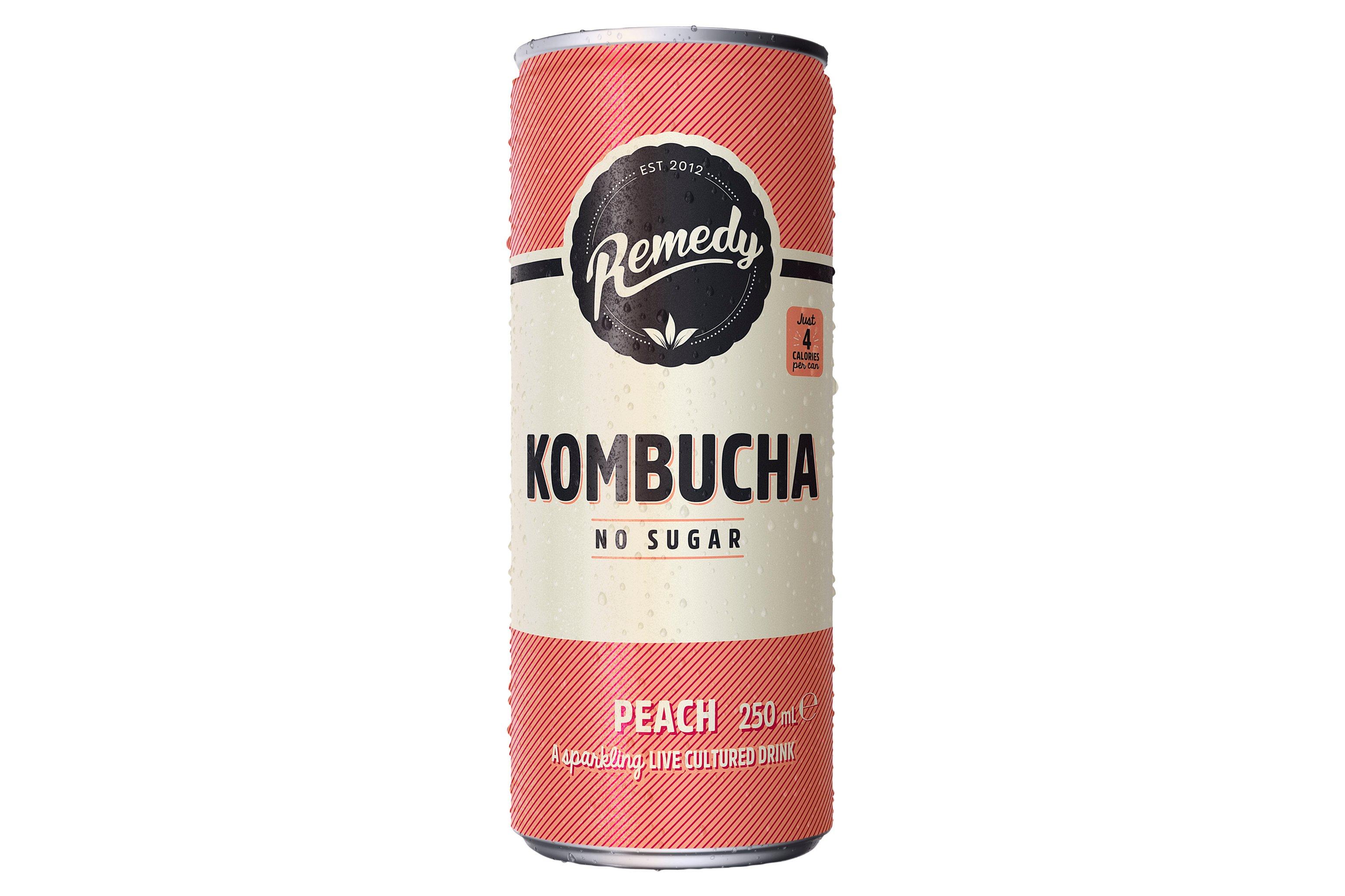 Remedy Kombucha Peach 250ml