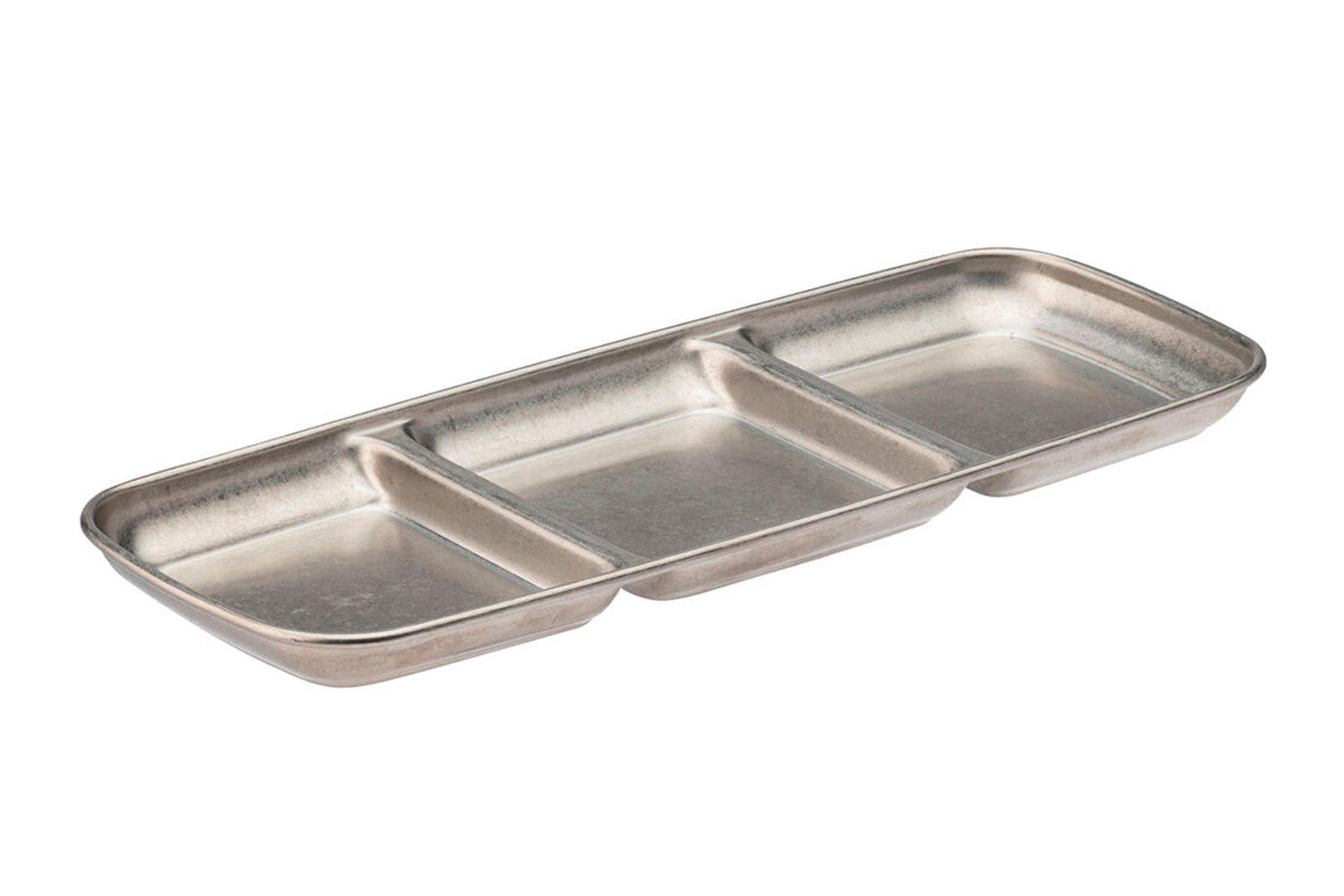 Steelite Artemis Triple Dip Tray 9x3.5"