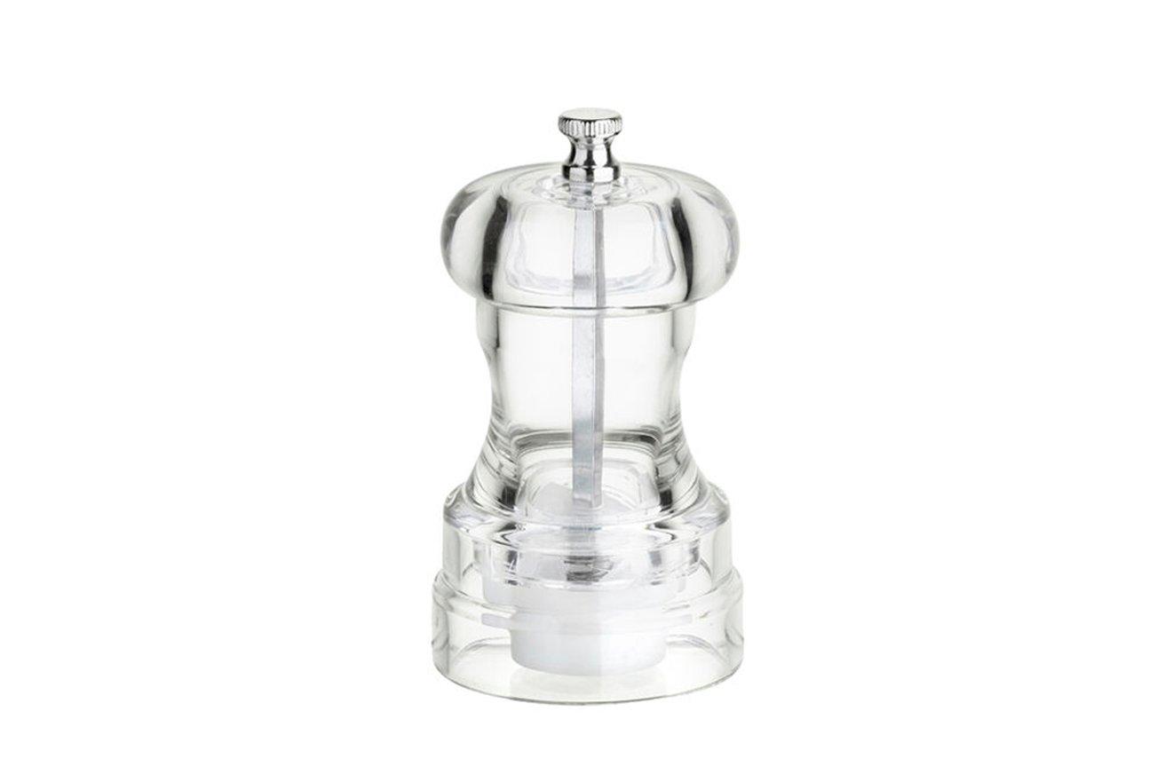 Steelite Clear Acrylic Salt/Pepper Grinder 4"