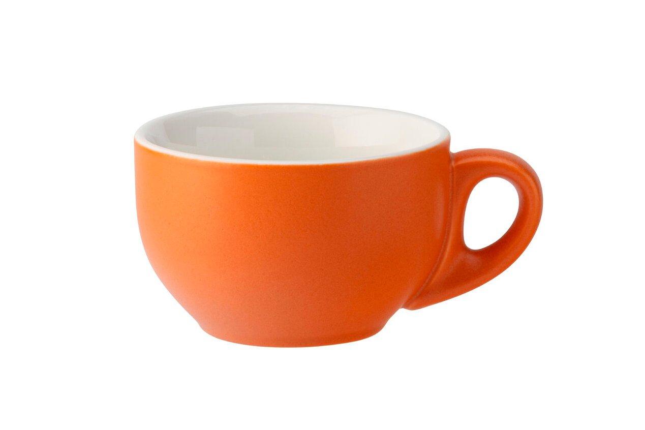 Steelite Barista Latte Matt Orange Cup 10oz