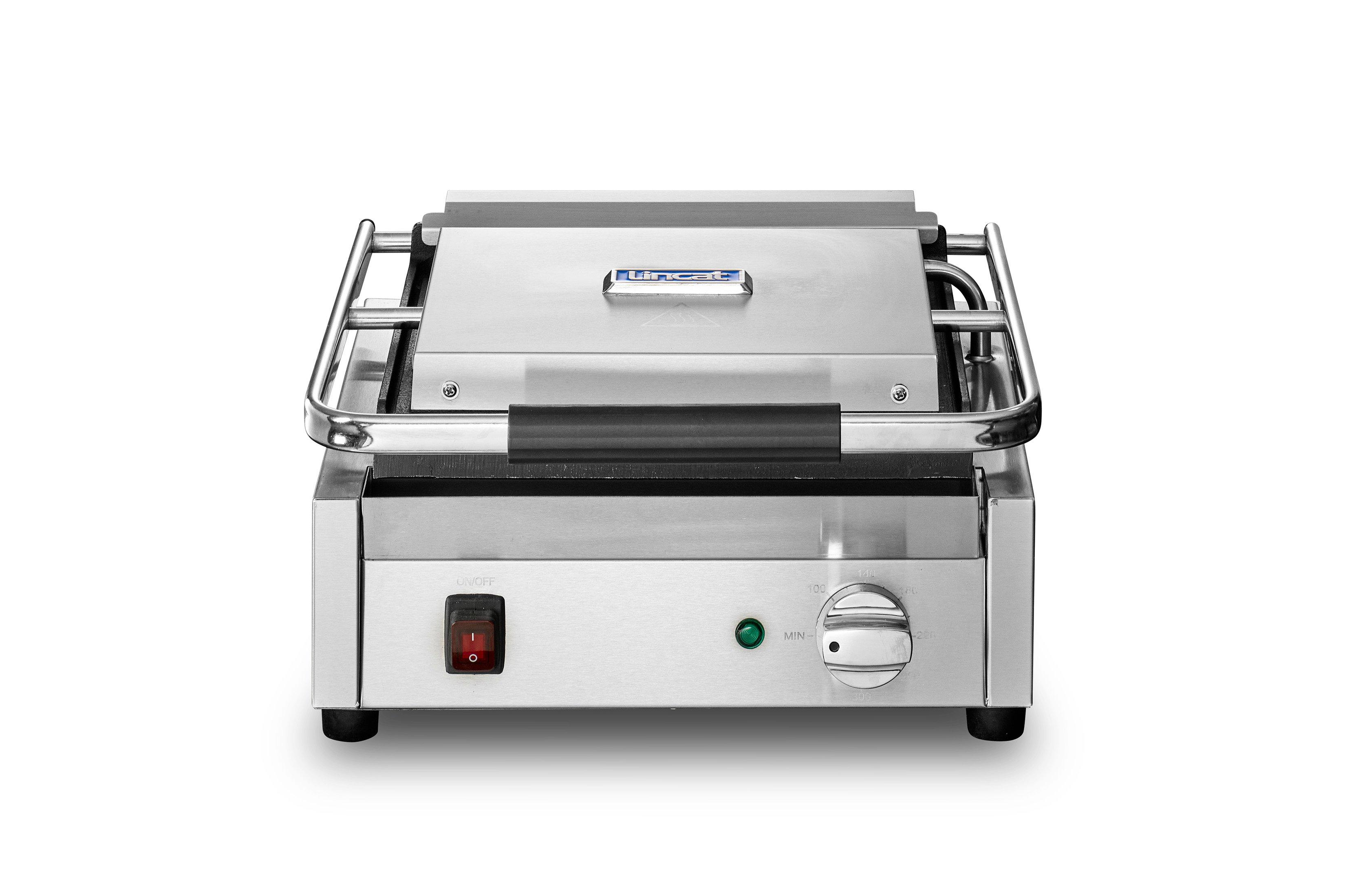 Lynx Prime Electric Counter Top Single Contact Grill Ribbed Plates