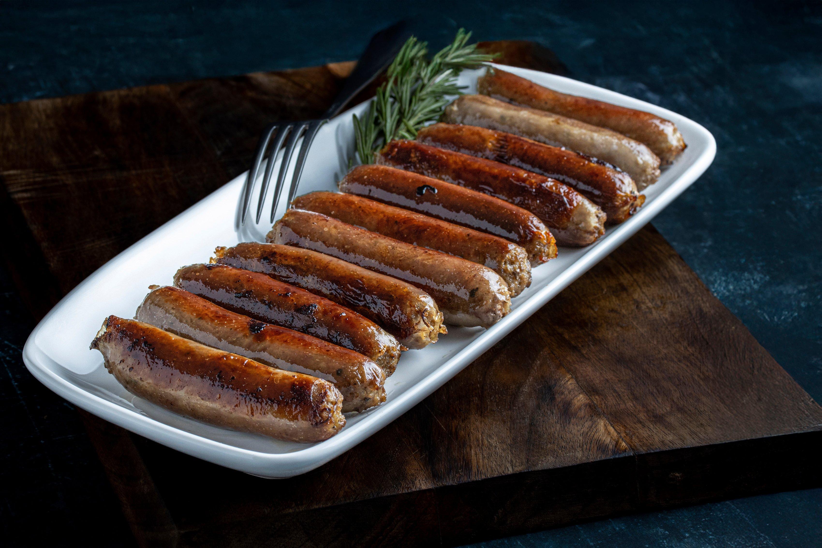 Ihsaan 80% British Halal Beef Sausage 8s