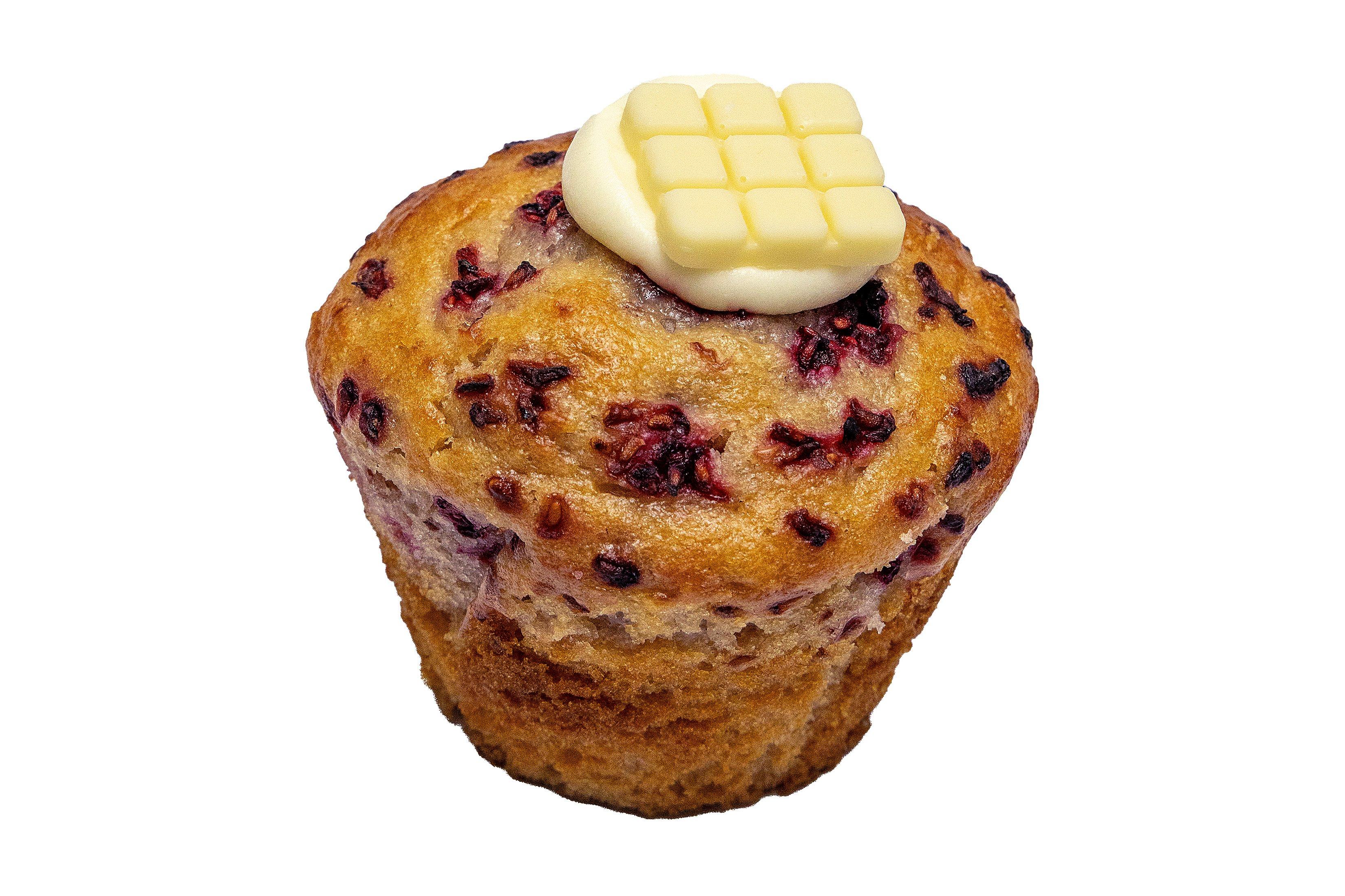 La Boulangerie Raspberry & White Chocolate Filled Tulip Muffin