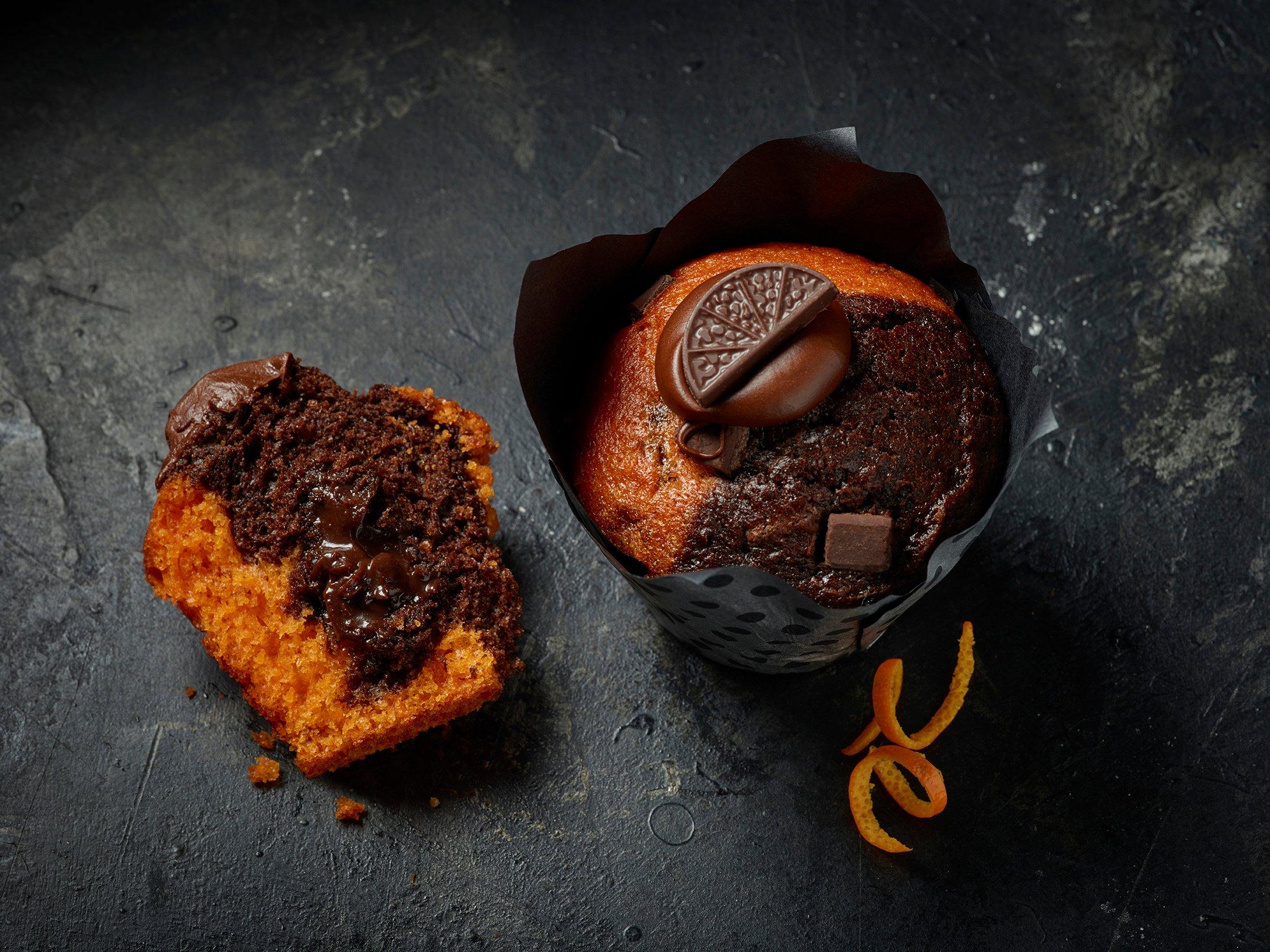 La Boulangerie Jaffa Filled Tulip Muffin