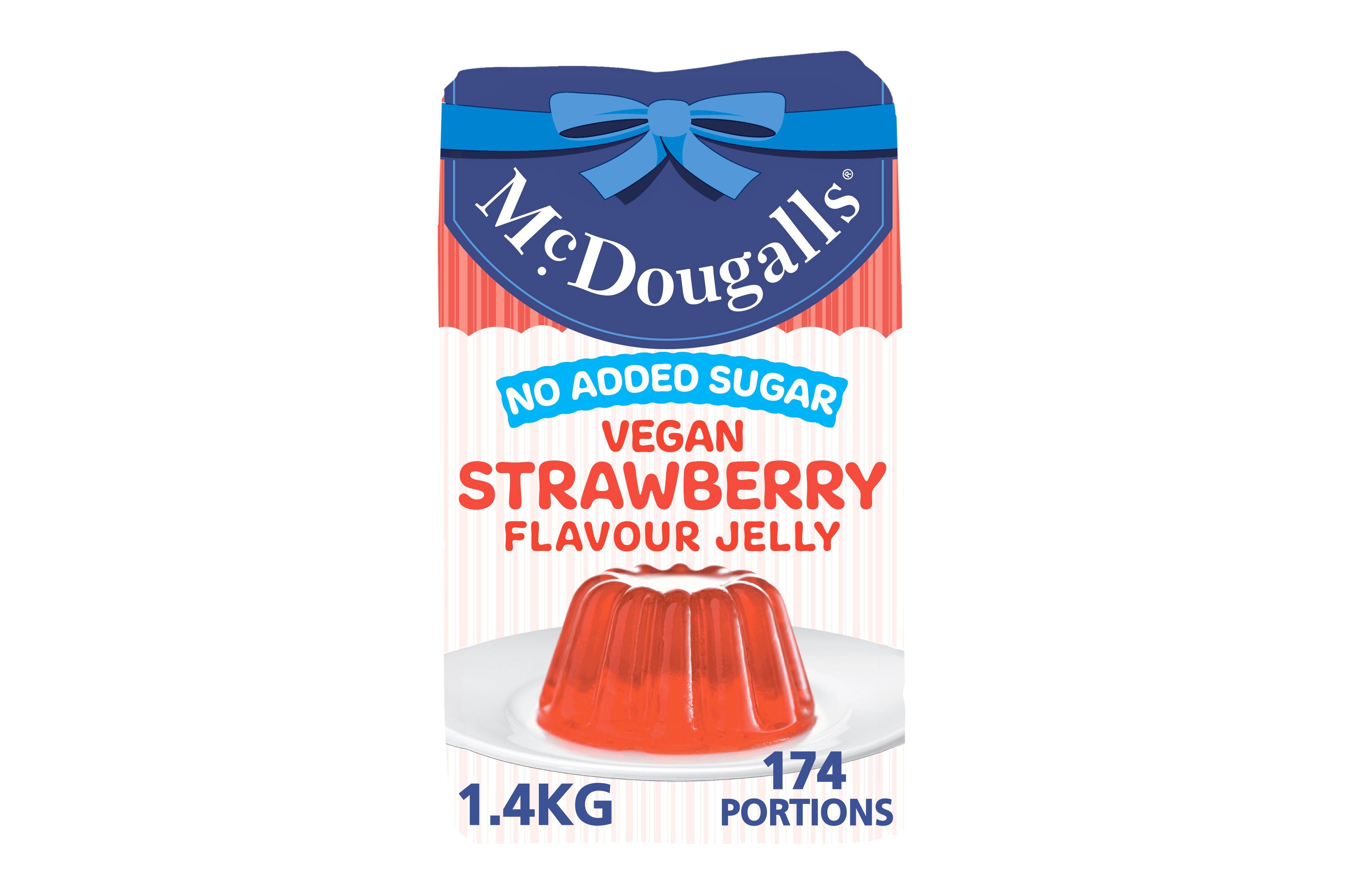 McDougalls Vgn Strwbry Flv Jelly 1x1.4kg