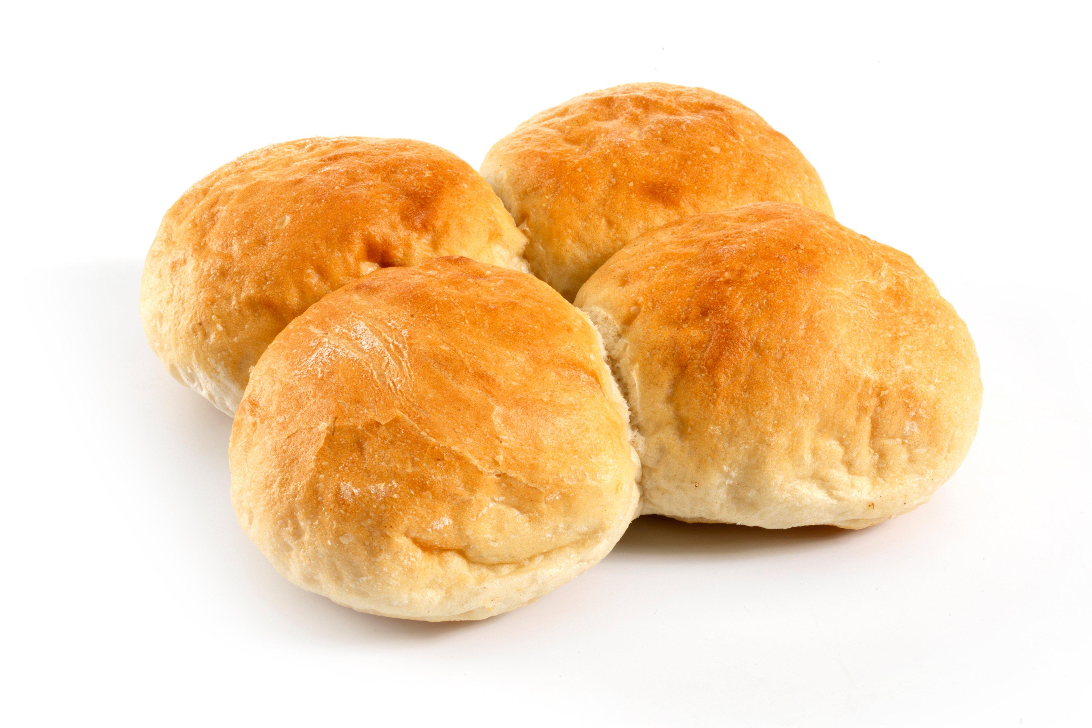 Sysco Classic Part Baked White Crusty Rolls