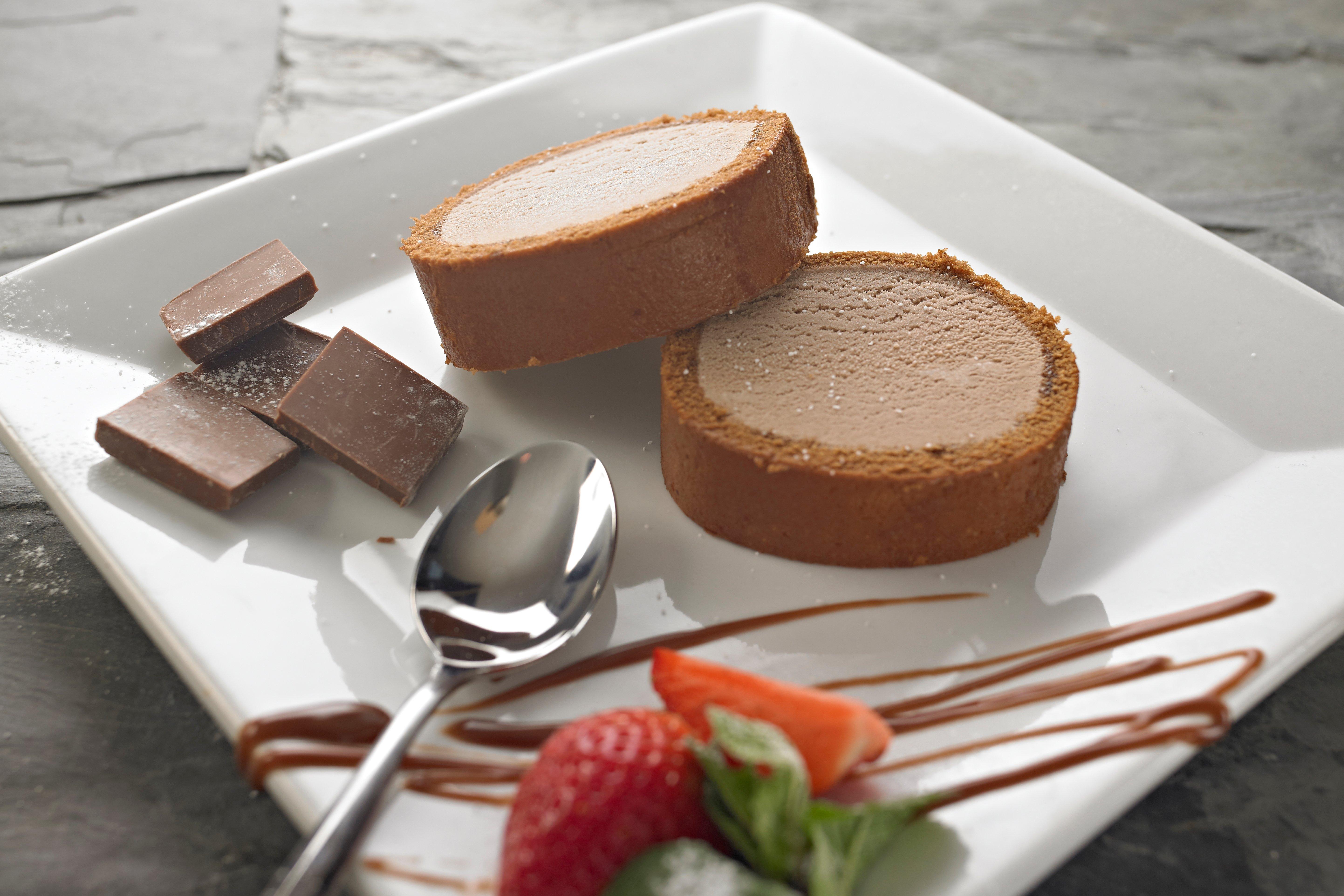 Cooldelight Chocolate Ripple Ice Cream Sponge Rolls